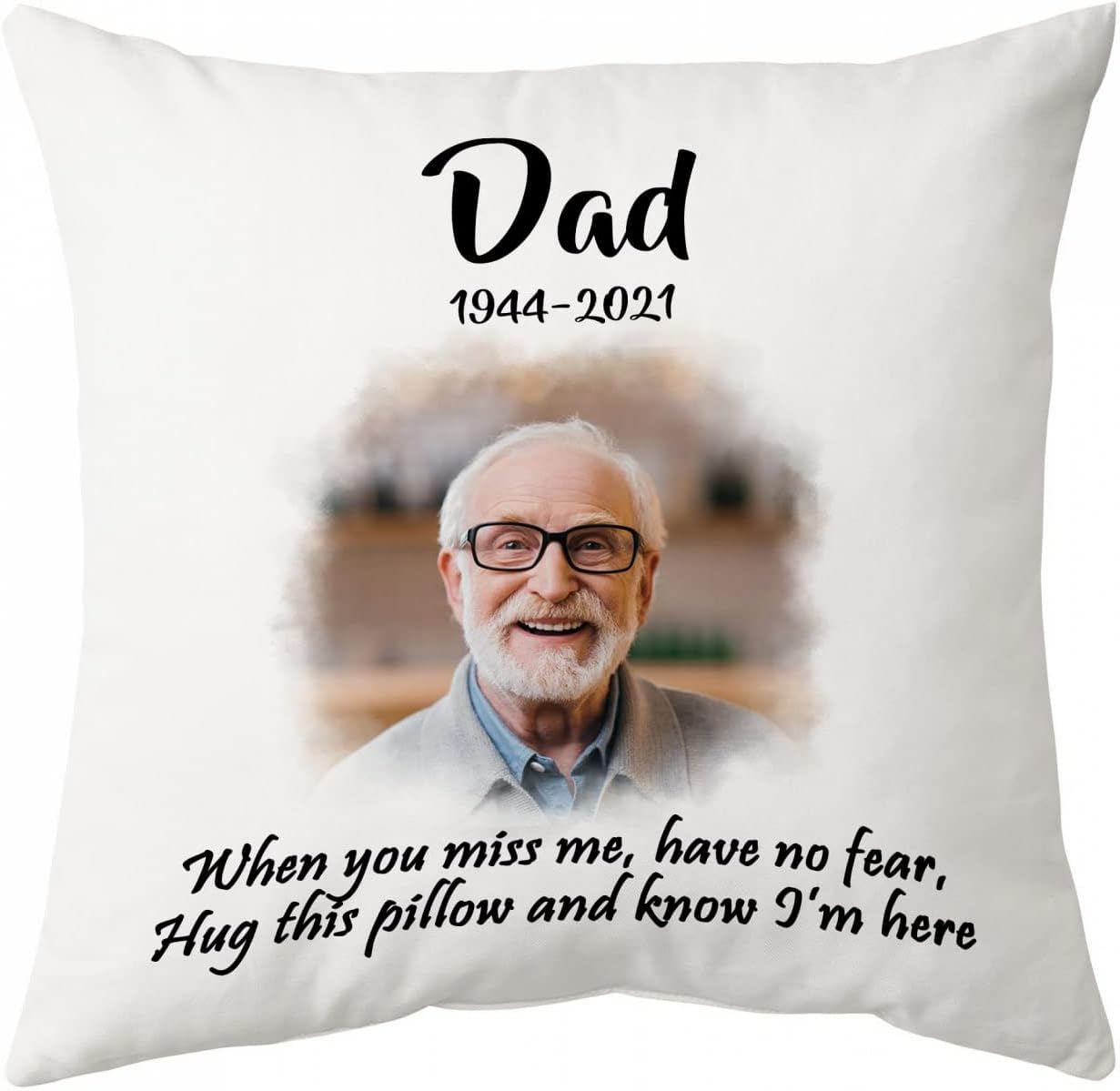 Dad Memorial Pattern - Personalized Pillow(Insert Included)