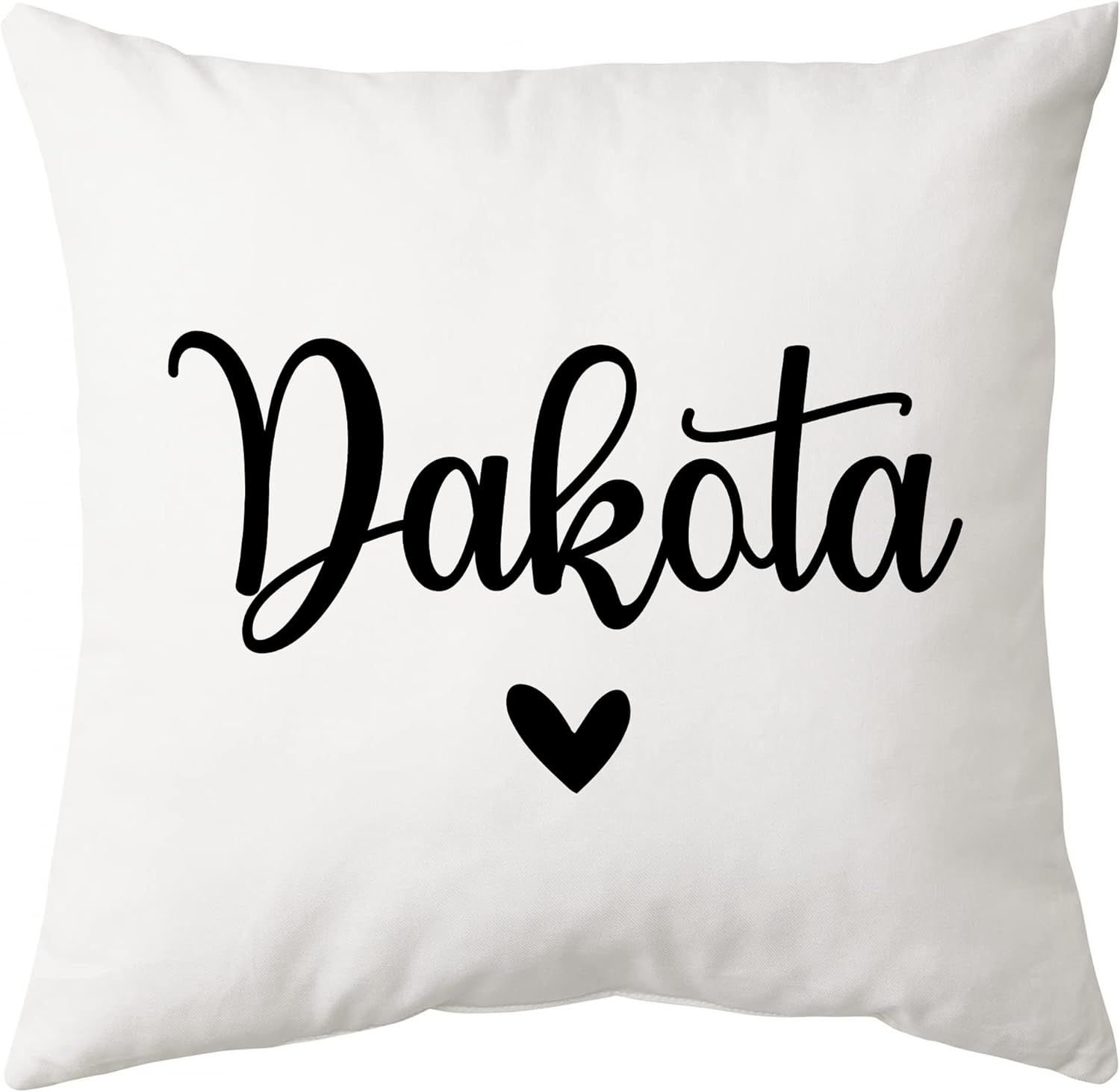 Name Heart Pattern - Personalized Pillow(Insert Included)