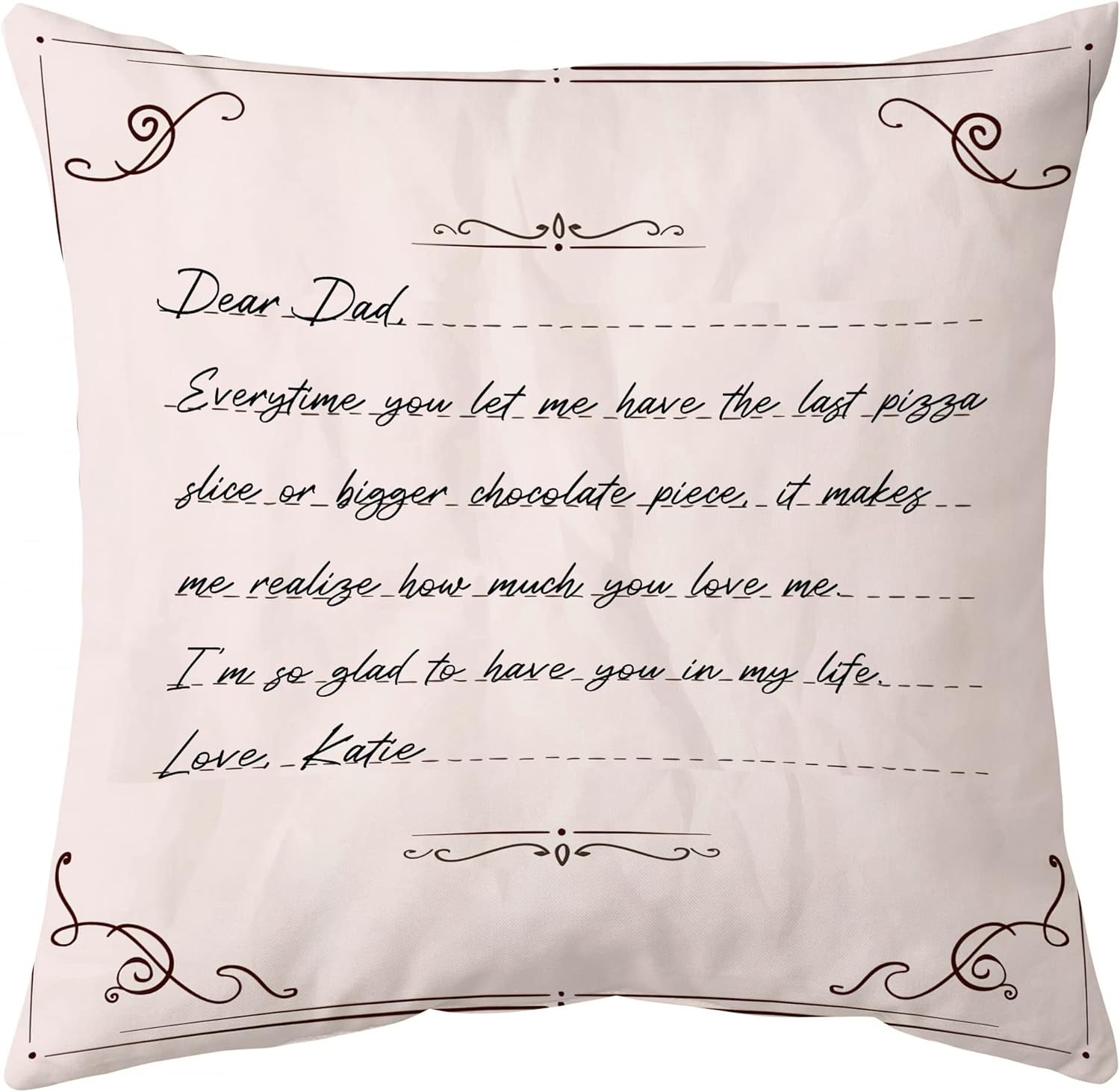 Letter Theme - Personalized Pillow(Insert Included)