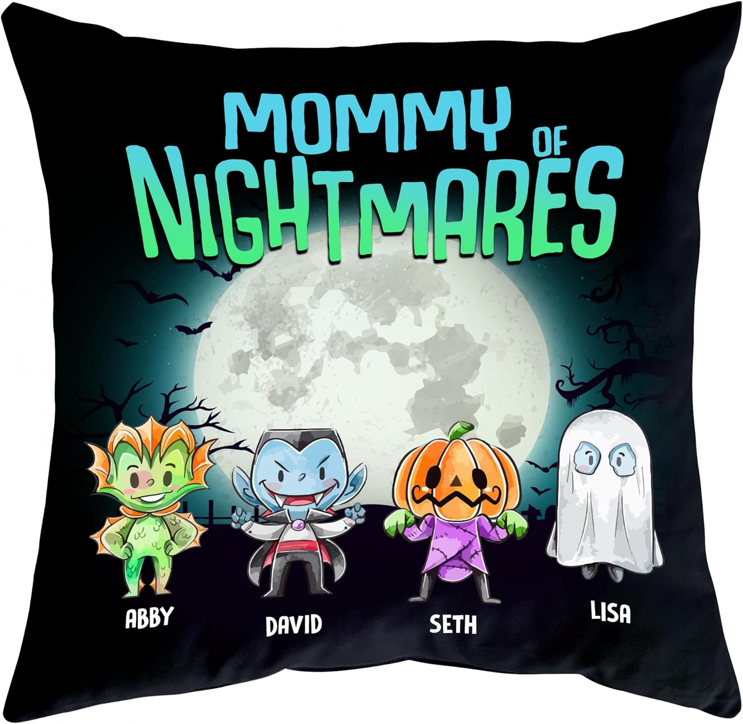 Mommy Of Nightmares - Personalized Pillow (Insert Included)