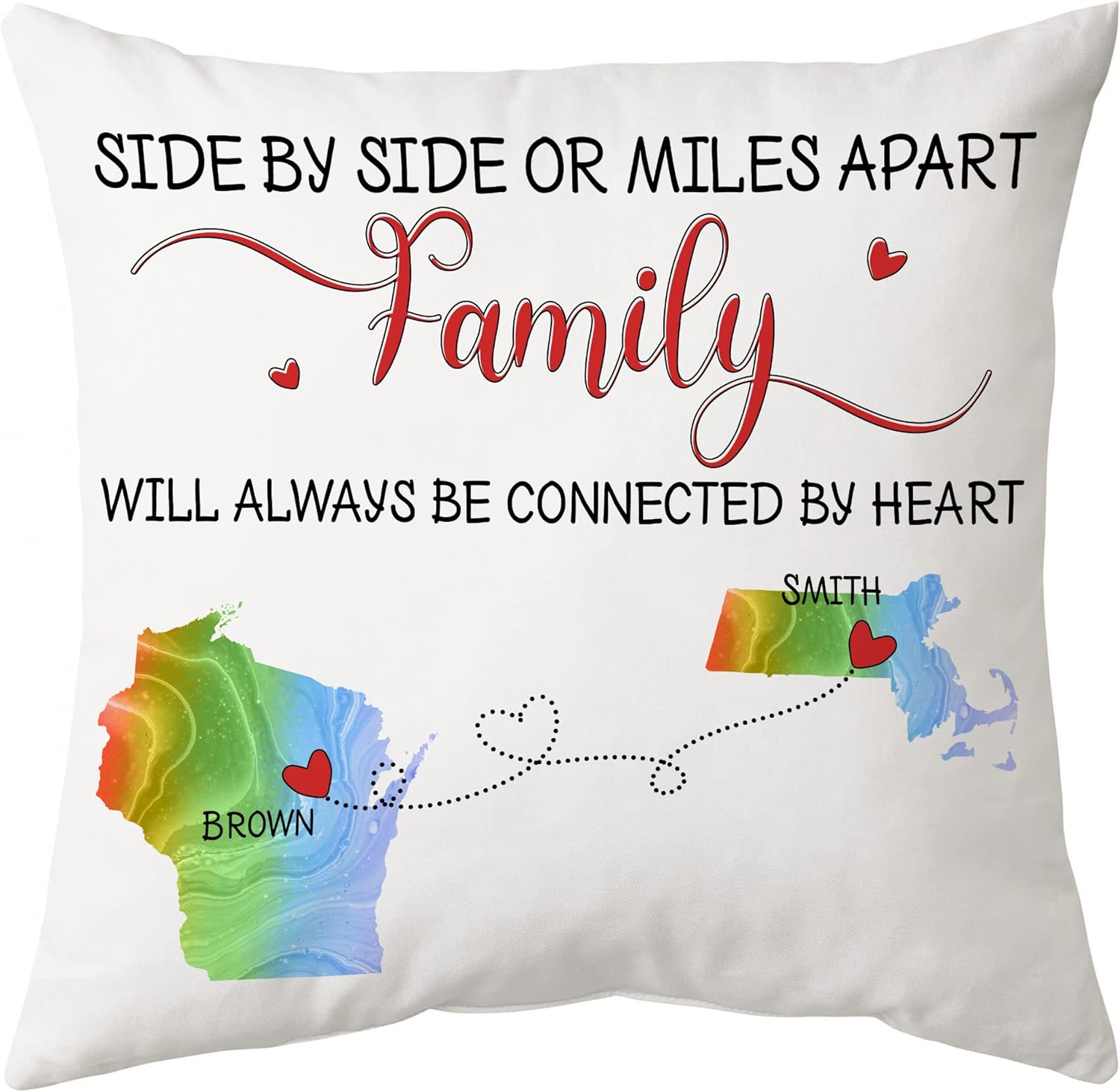 Family Are Always Close To the Heart - Personalized Pillow(Insert Included)