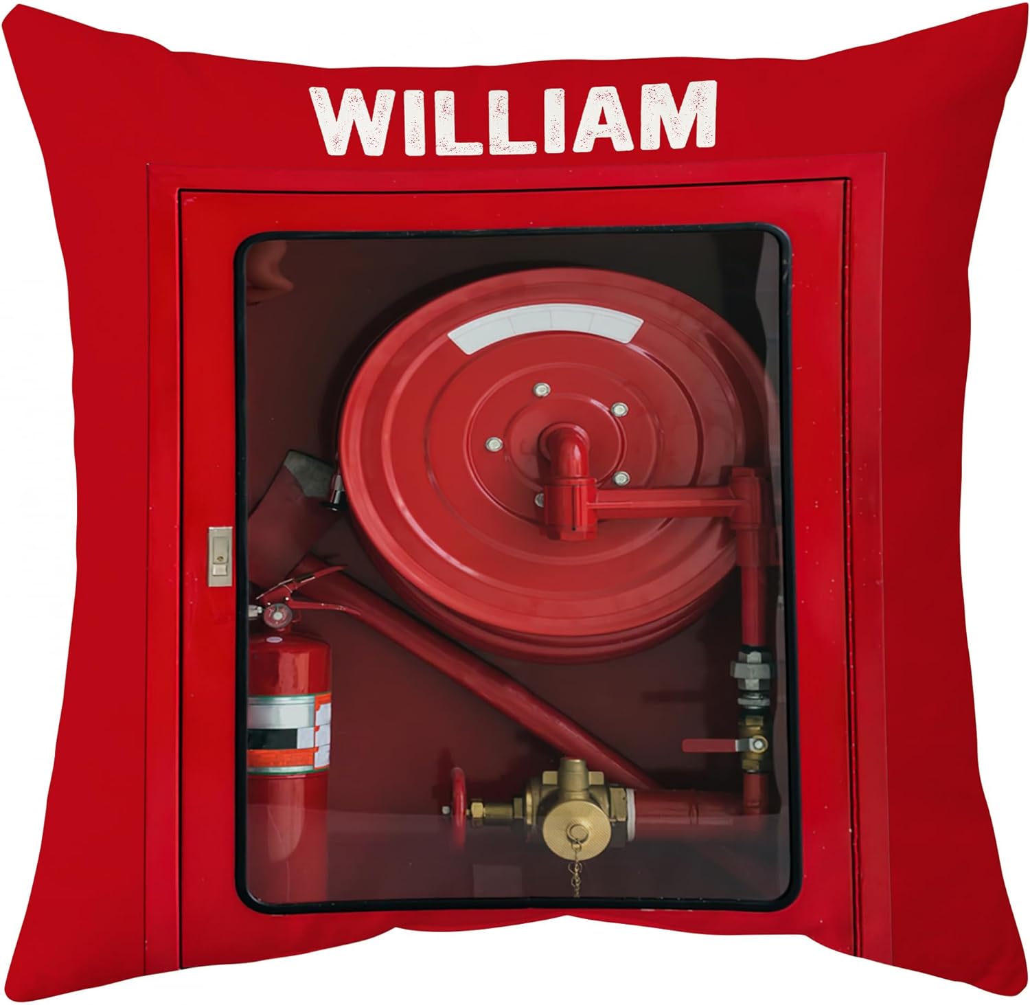 Fire Appliances Pattern - Personalized Pillow (Insert Included)