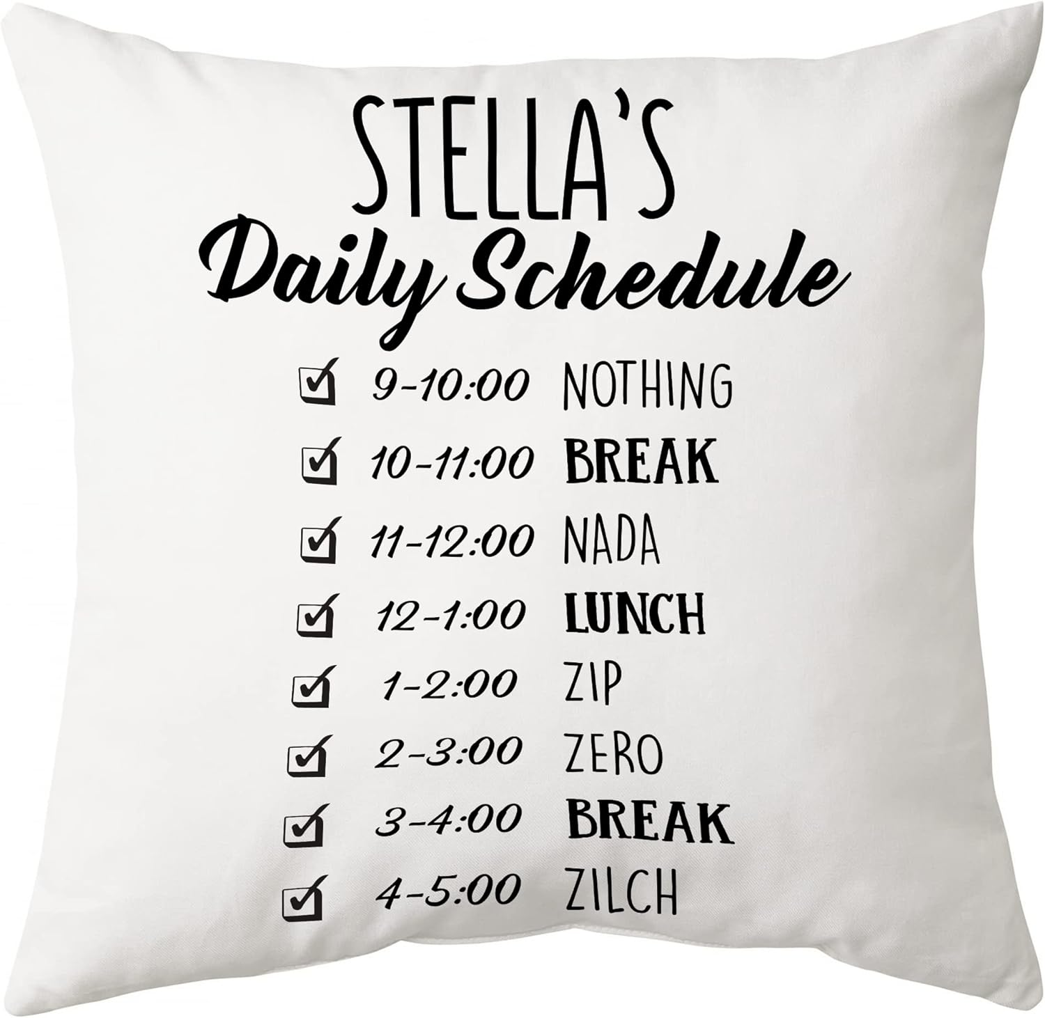 Funny Retirement Throw Pillow - Personalized Pillow(Insert Included)