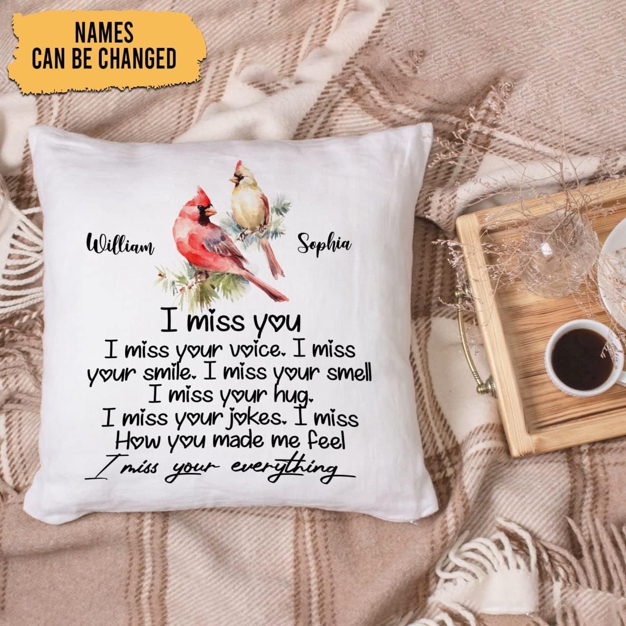 Memorial Theme - Personalized Pillow(Insert Included)