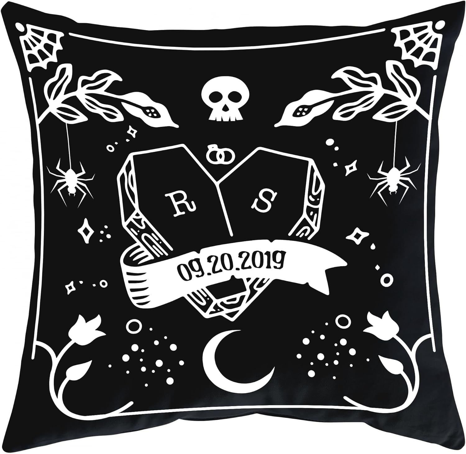 Couple Gothic Pattern - Personalized Pillow (Insert Included)
