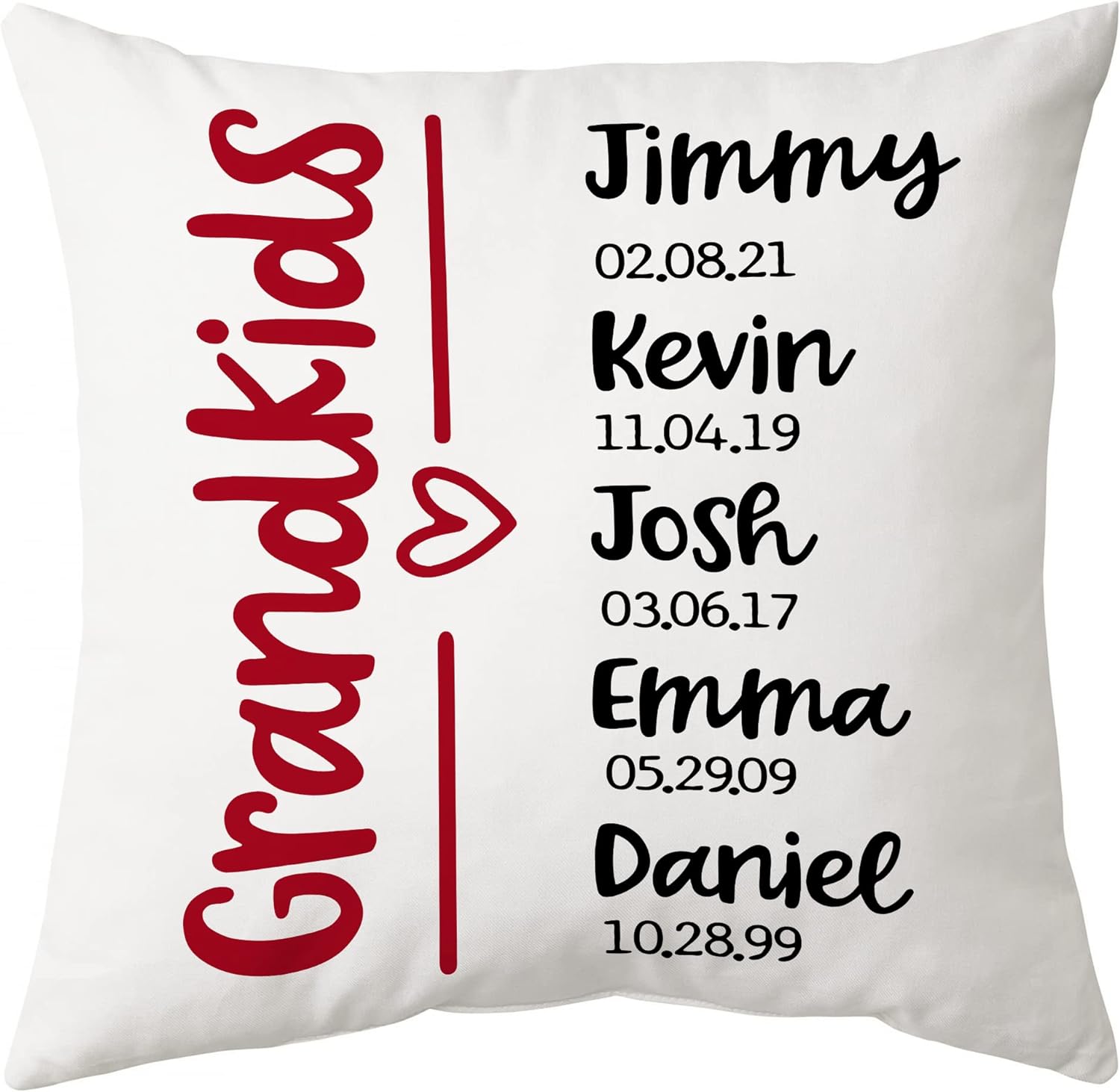 GrandKids - Personalized Pillow (Insert Included)