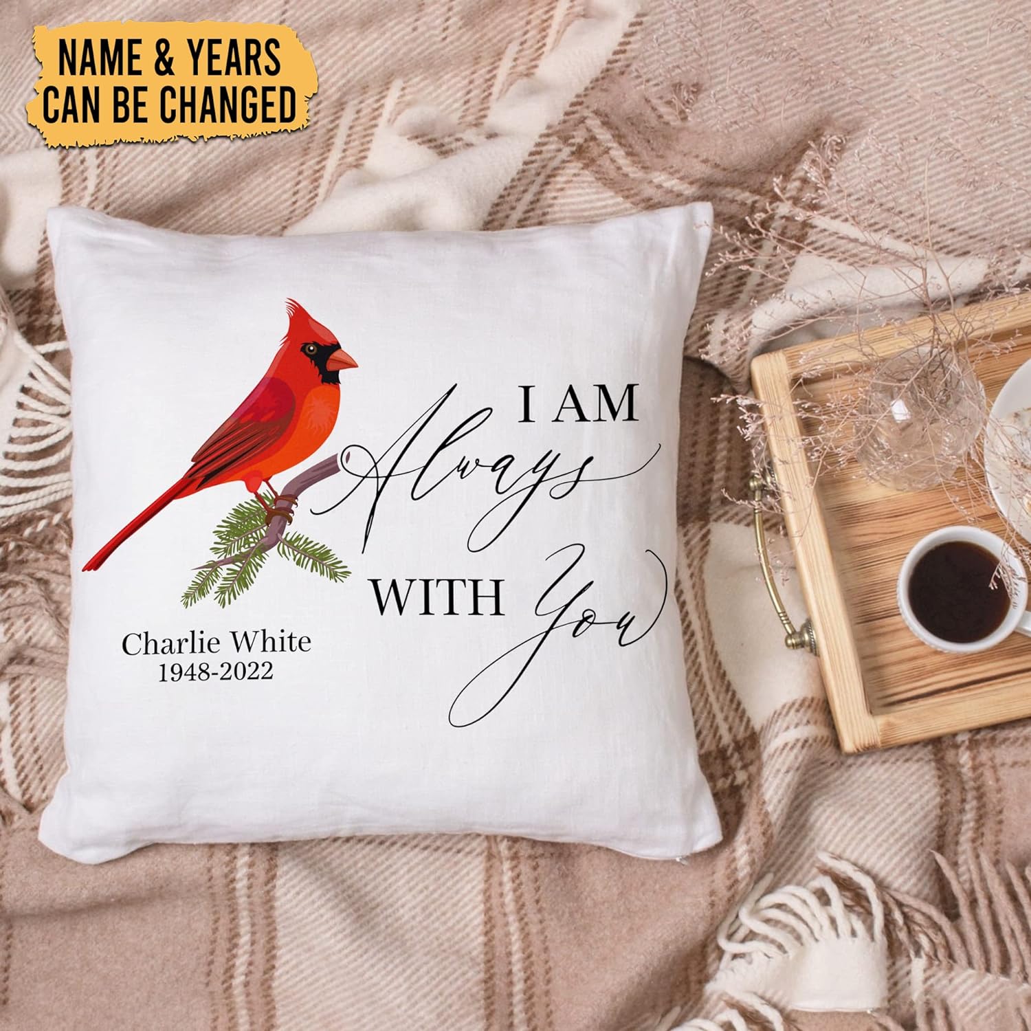 I Am Always With You - Personalized Pillow(Insert Included)