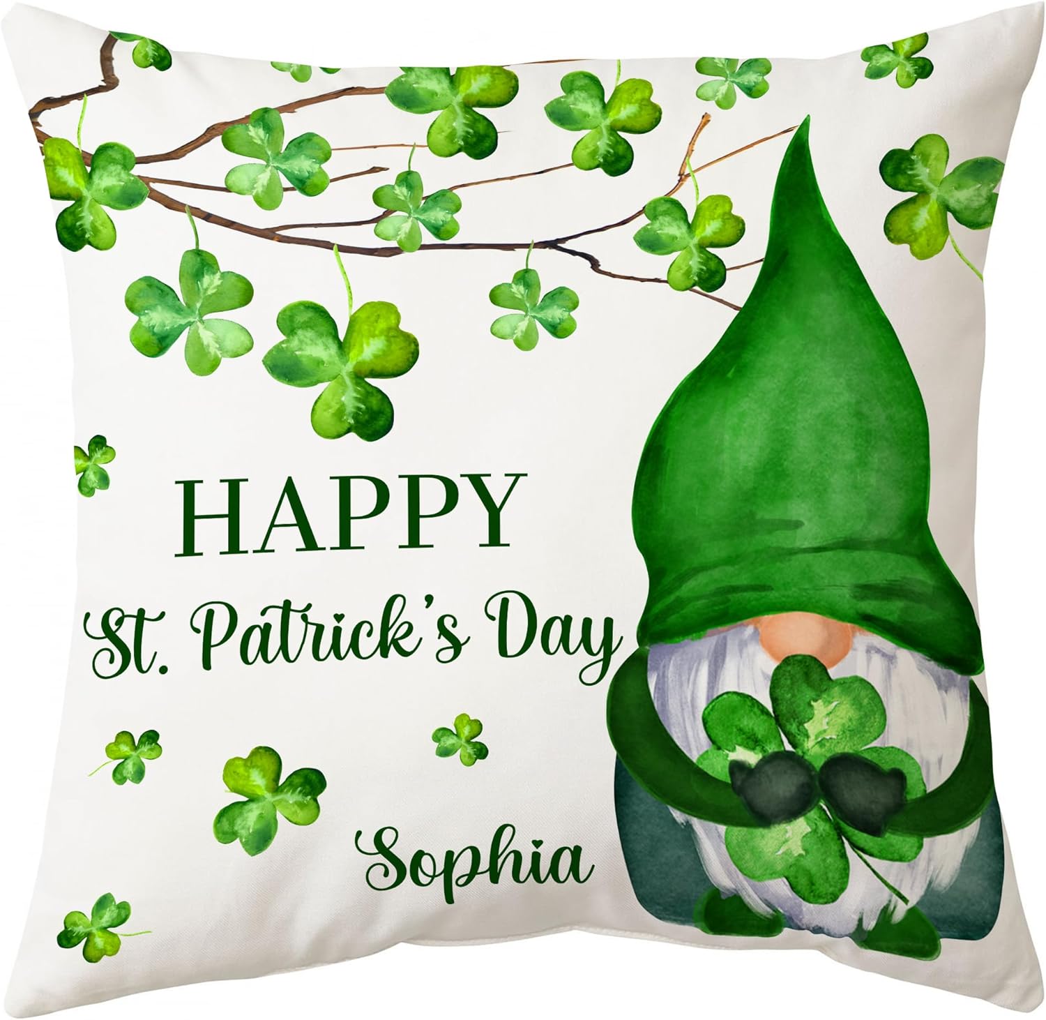 Happy St Patricks Day - Personalized Pillow(Insert Included)