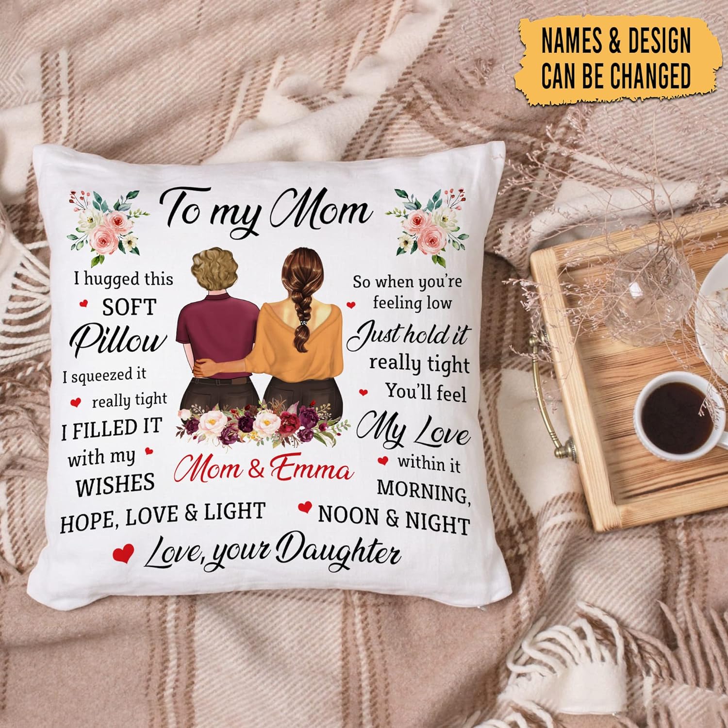 My Greatest Blesings Call Me Grandma - Personalized Pillow (Insert Included)