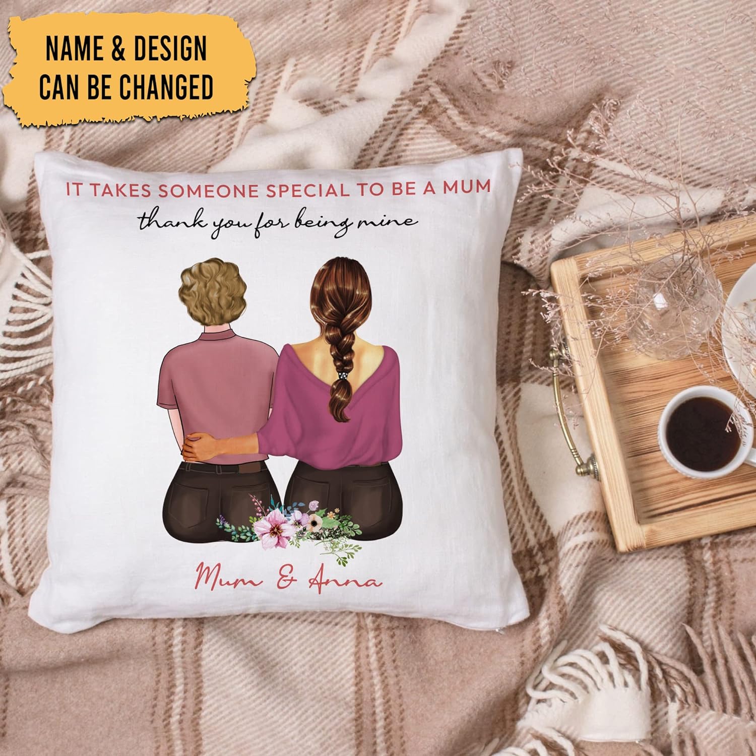 It Take Someone Special To Be A Mum - Personalized Pillow (Insert Included)