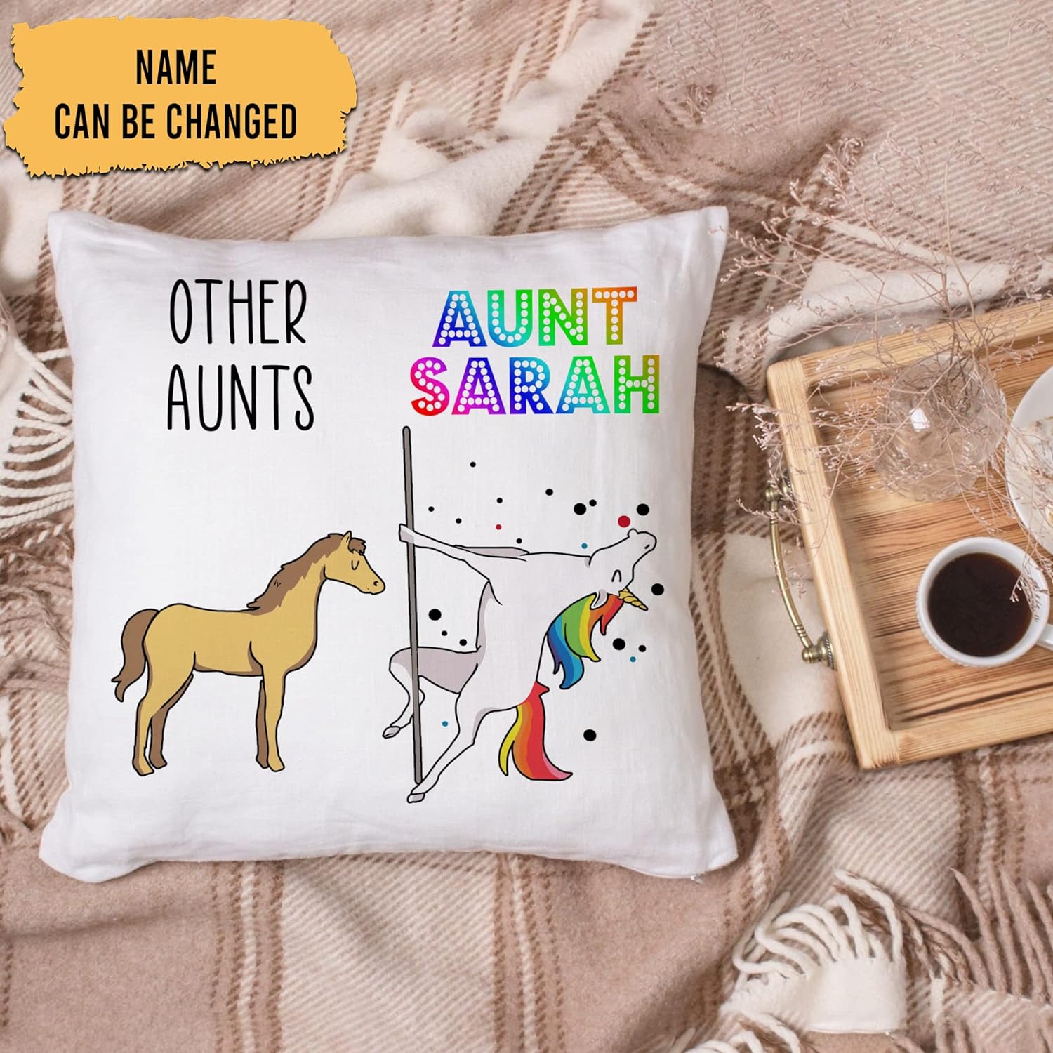 Other Aunt - Personalized Pillow (Insert Included)