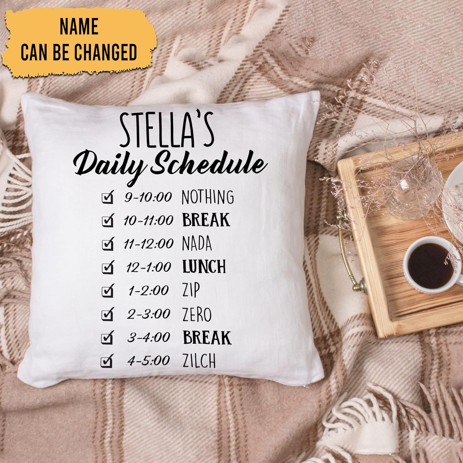 Funny Retirement Throw Pillow - Personalized Pillow(Insert Included)