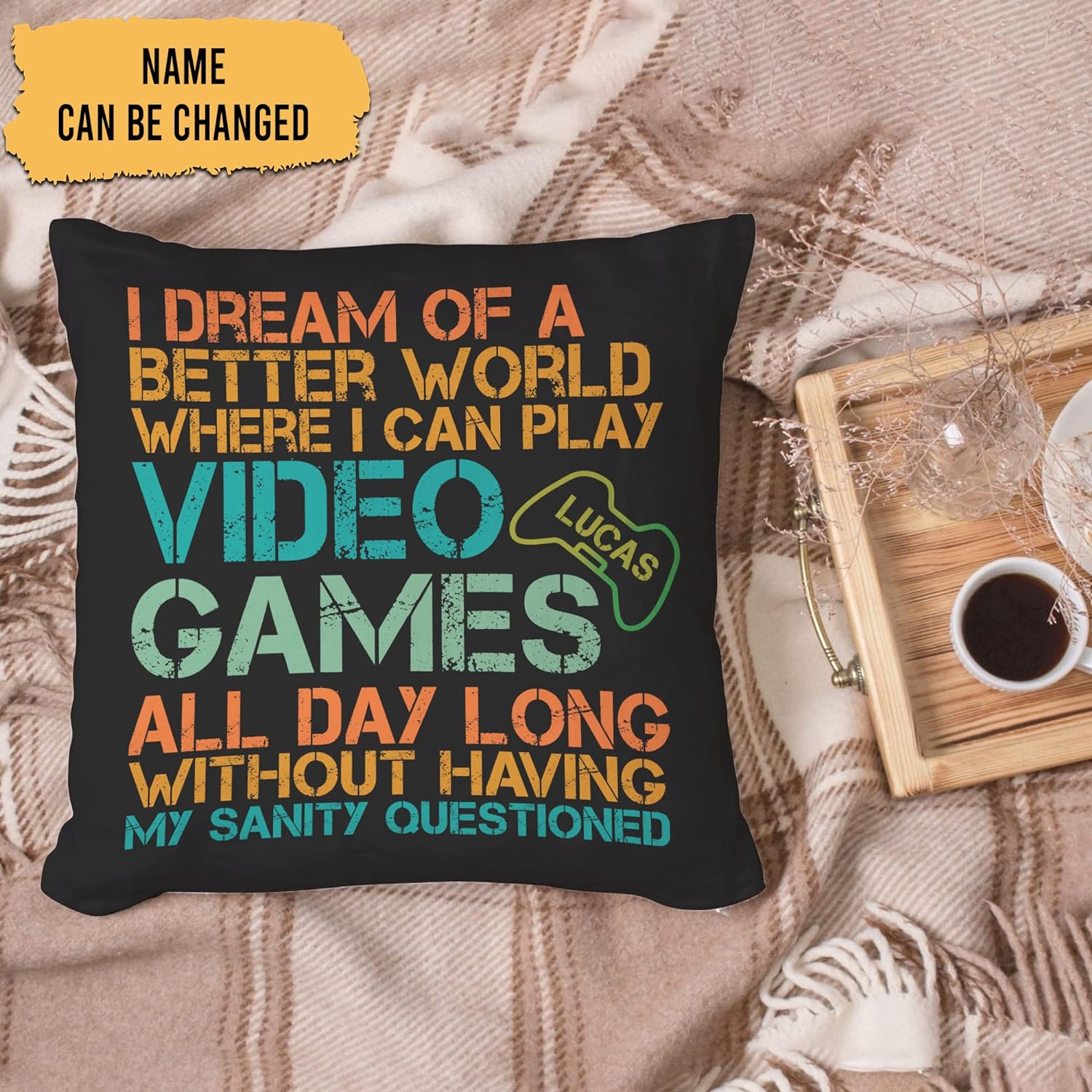 I Dream Of Better World - Personalized Pillow (Insert Included)