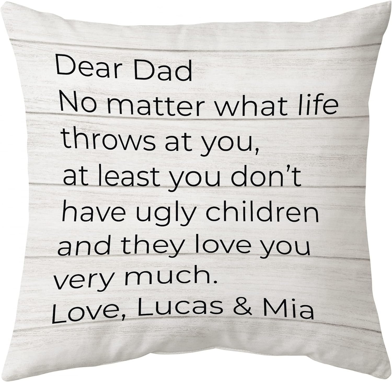 Dad Theme - Personalized Pillow(Insert Included)