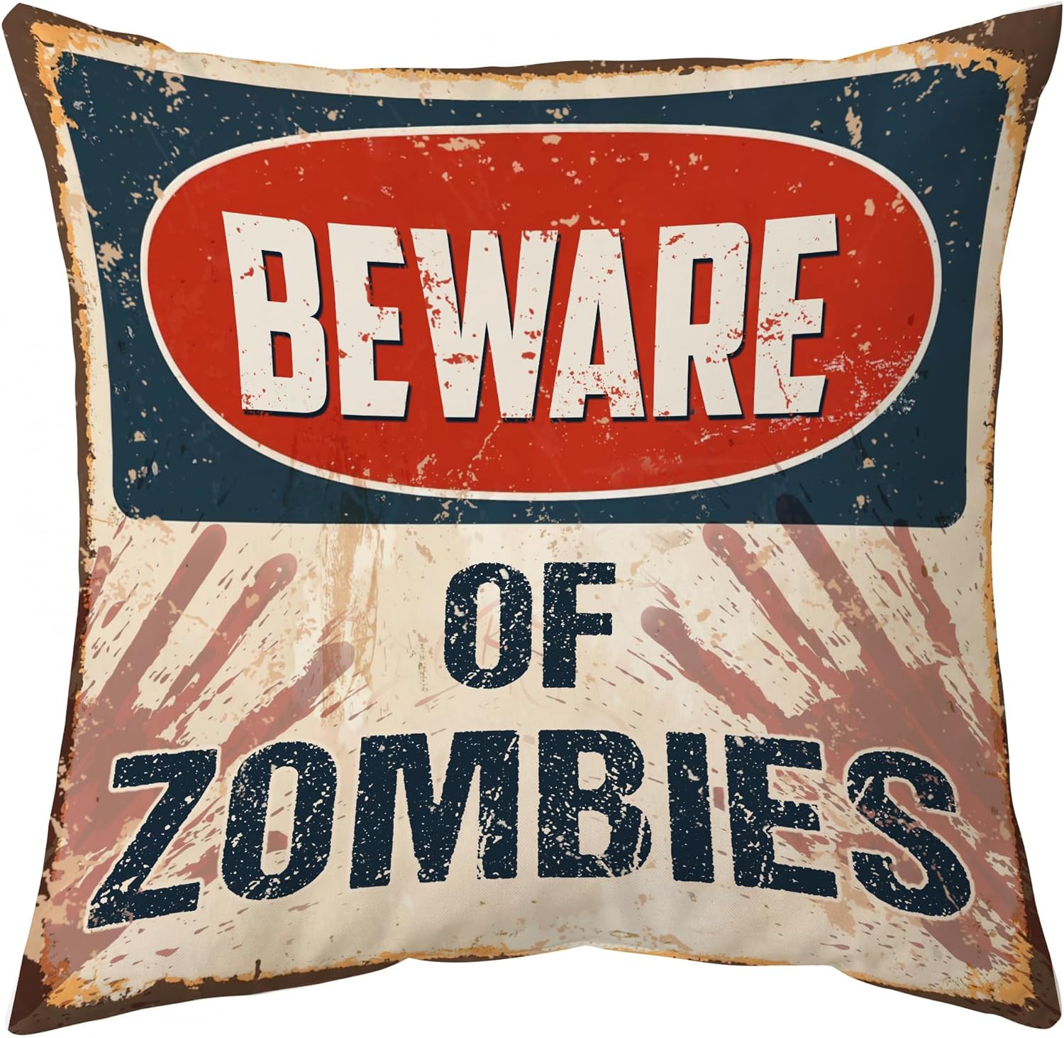 Beware Of Zombies - Pillow (Insert Included)