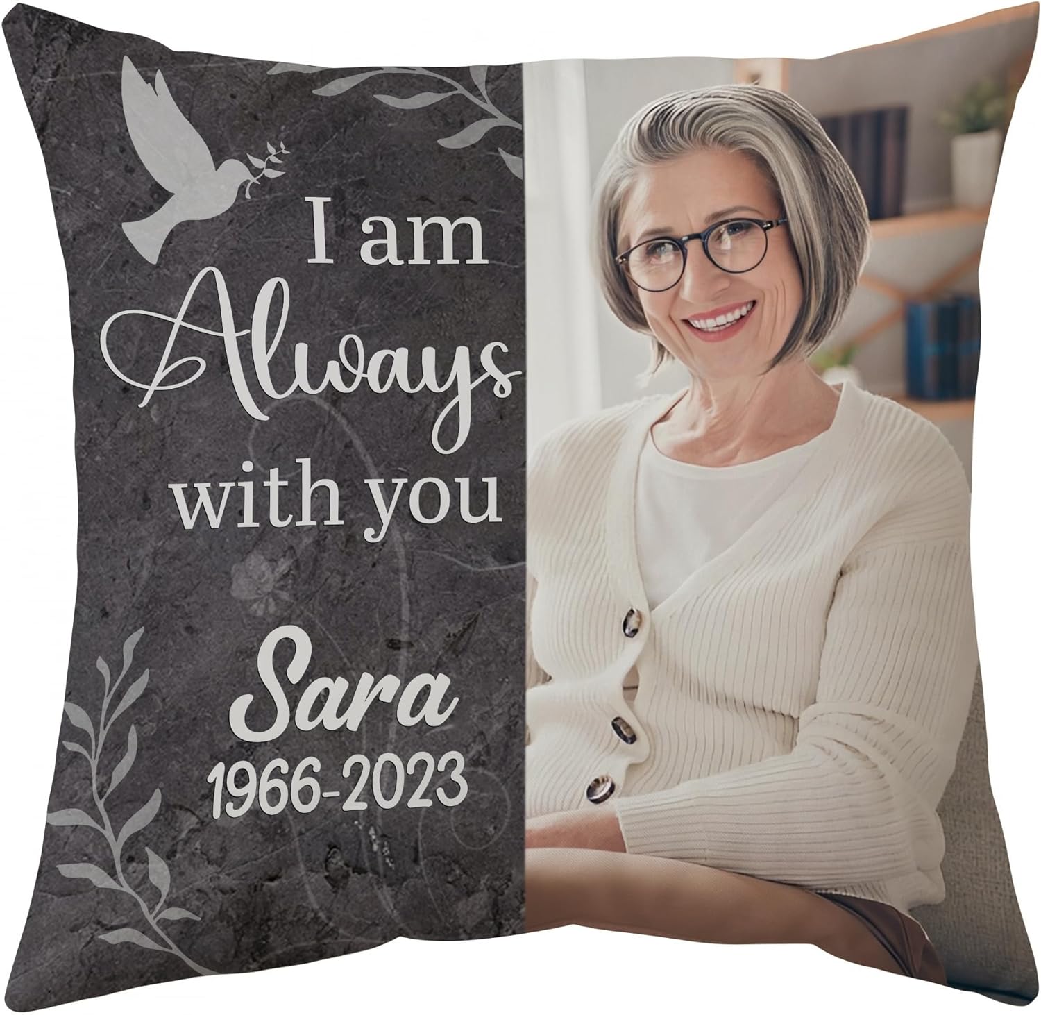 I Am Always With You - Personalized Photo Pillow