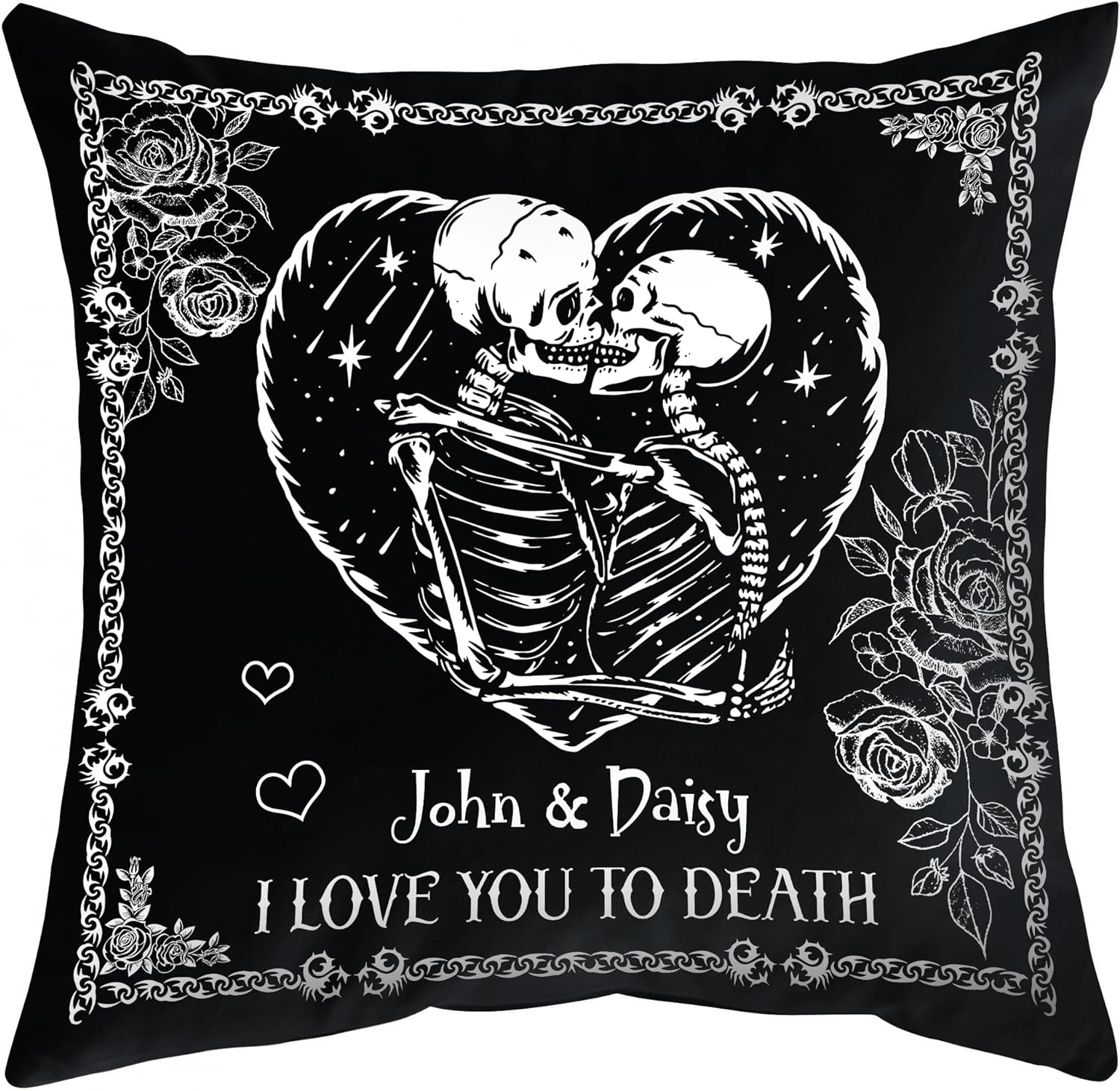 I Love You To Death - Personalized Pillow (Insert Included)