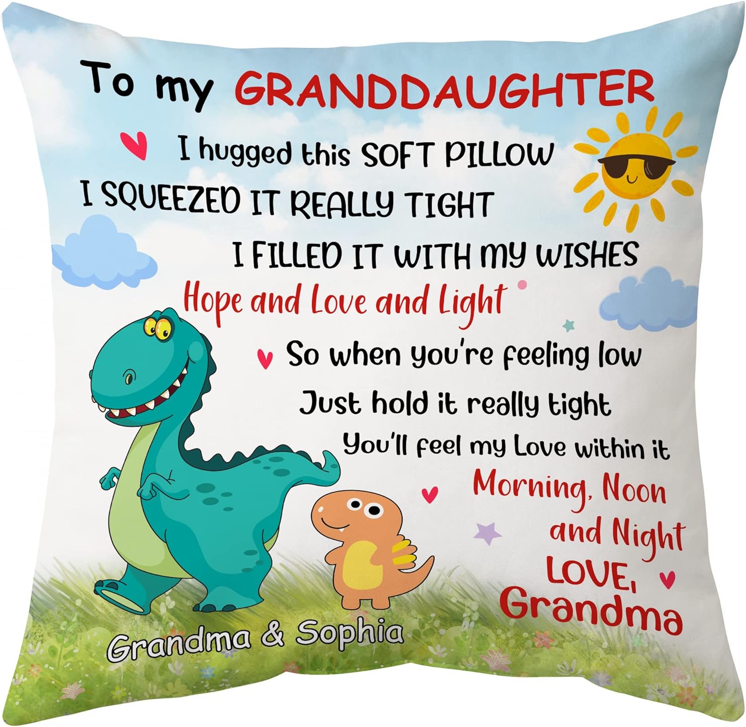 I Squeezed It Really Tight,I Filled It With My Wishes - Personalized Pillow(Insert Included)
