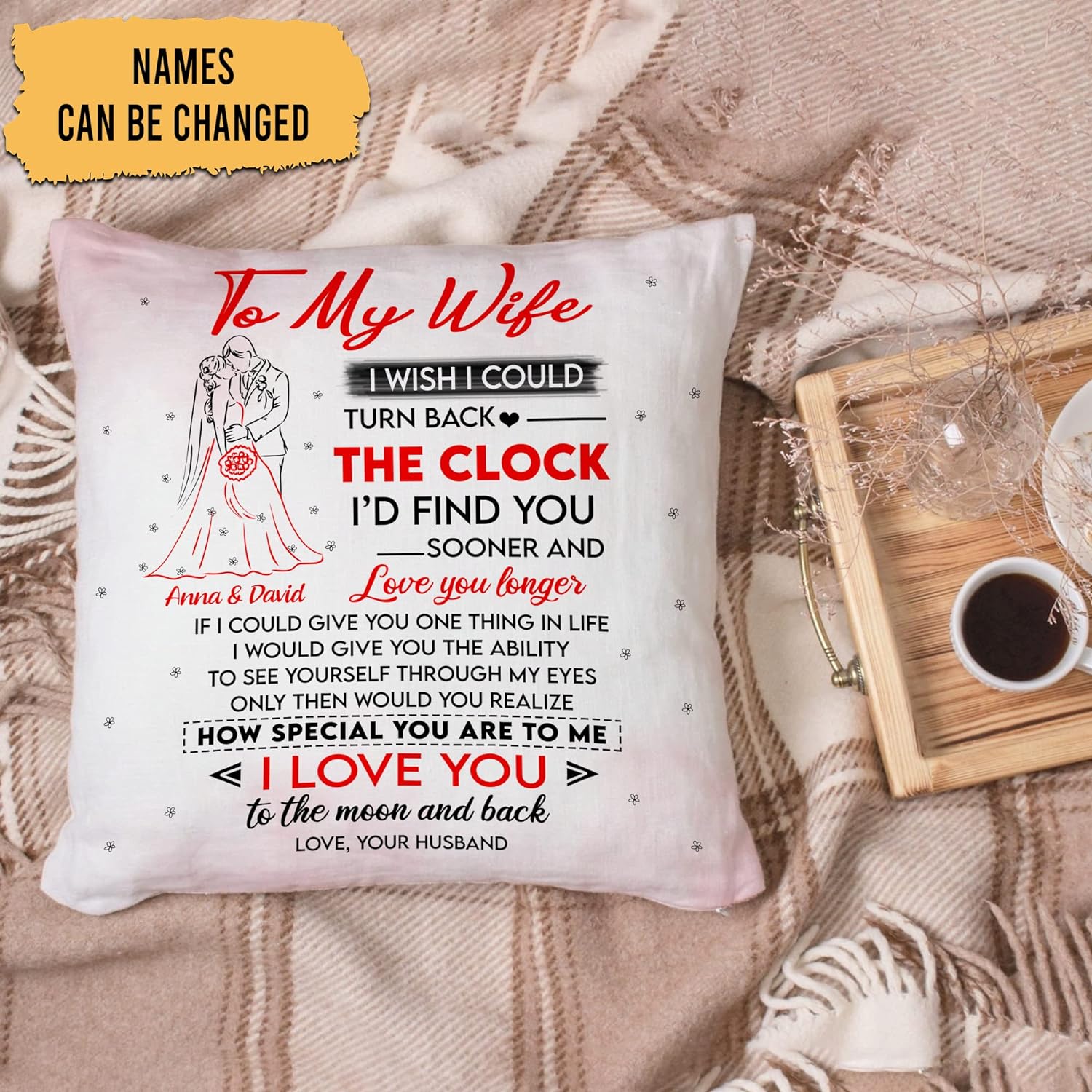 I'd Find You Sooner And Love You Longer - Personalized Pillow (Insert Included)