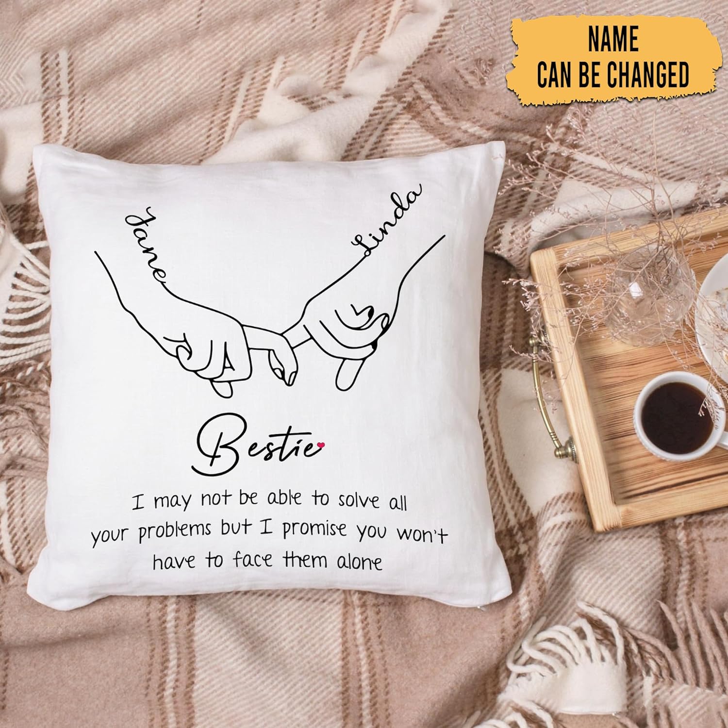 Betie Theme - Personalized Pillow (Insert Included)
