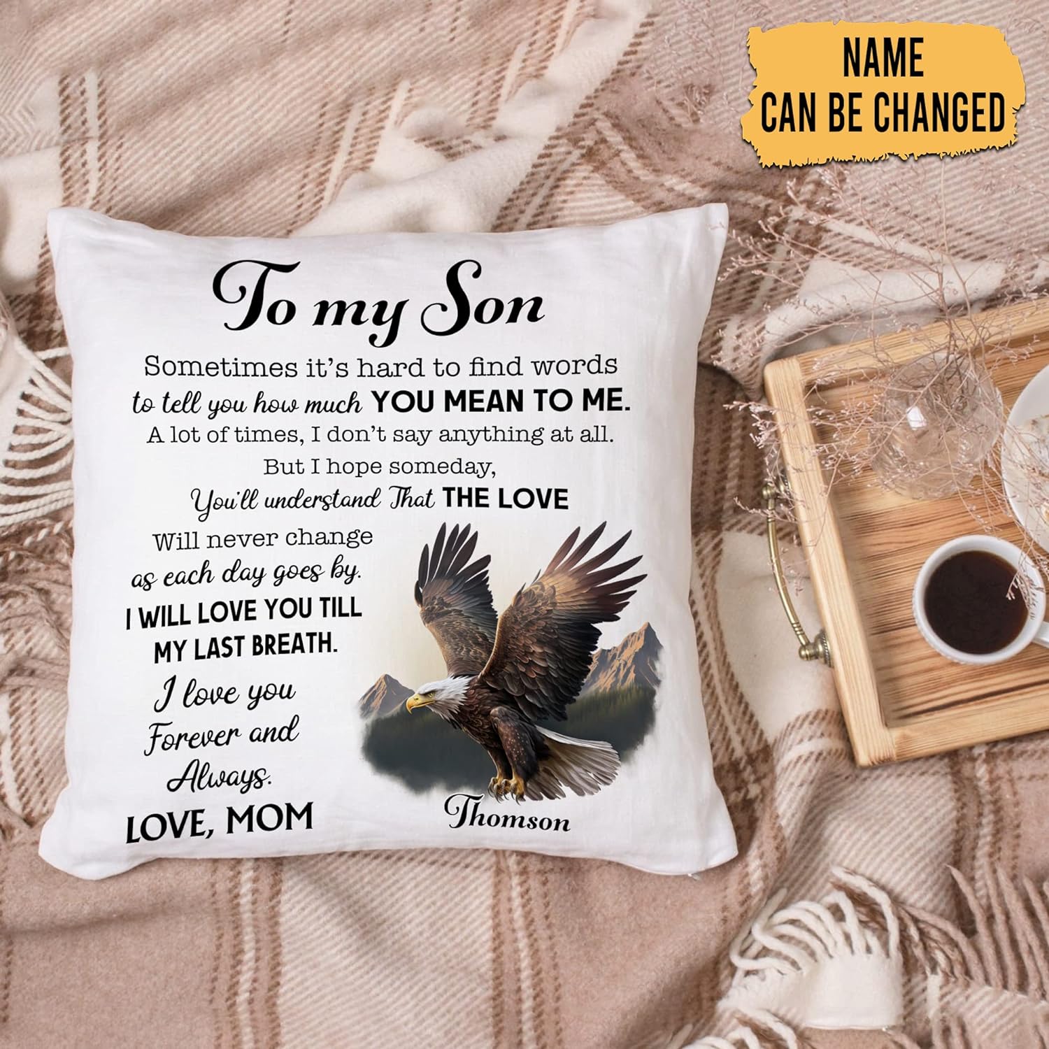 I Will Love You Till My Last Breath - Personalized Pillow(Insert Included)