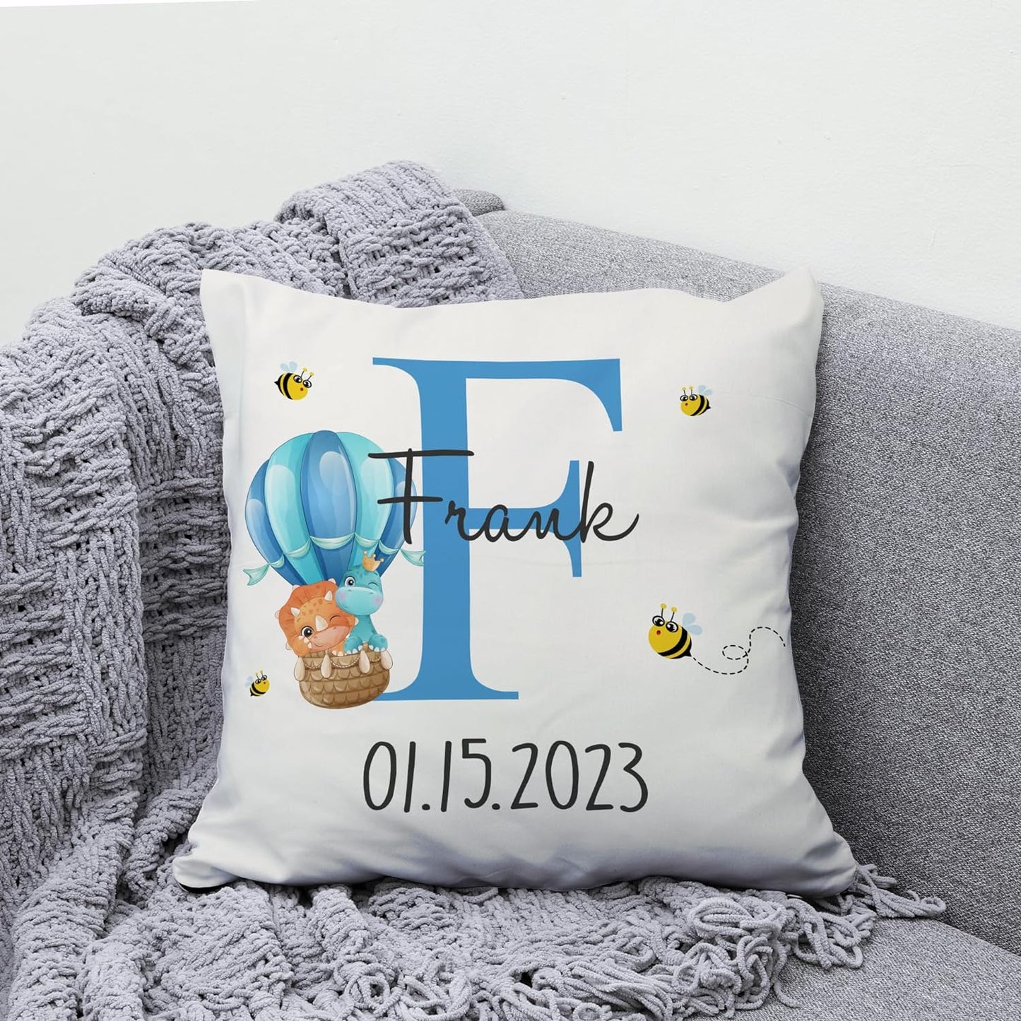 Custom Animal Pattern - Personalized Pillow (Insert Included)