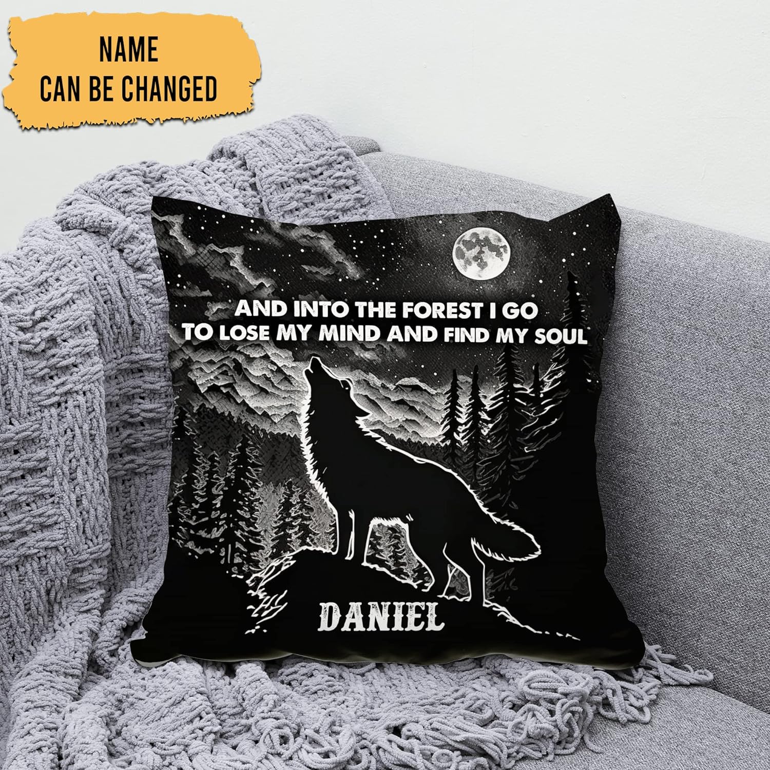Into The Forest - Personalized Pillow(Insert Included)