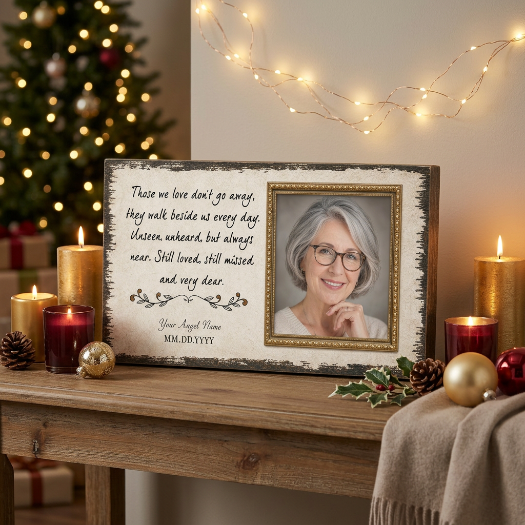 Personalized Memorial Photo Canvas Wall Art – Sympathy Gift for Loss of Loved One - Image 6