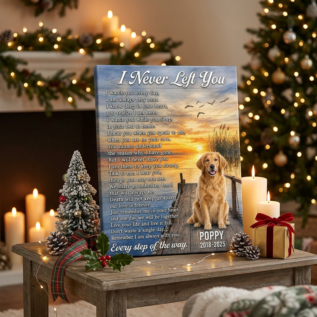 Personalized Pet Memorial Canvas Wall Art - Custom Dog Photo Print - Dog Loss Sympathy Gift - Image 6 | WCV-12X8-EHIEU_AI_0027 WCV-14X11-EHIEU_AI_0027 WCV-18X12-EHIEU_AI_0027 WCV-20X16-EHIEU_AI_0027 WCV-24X16-EHIEU_AI_0027 WCV-24X20-EHIEU_AI_0027 WCV-30X20-EHIEU_AI_0027 WCV-30X24-EHIEU_AI_0027 WCV-36X24-EHIEU_AI_0027 WCV-40X30-EHIEU_AI_0027