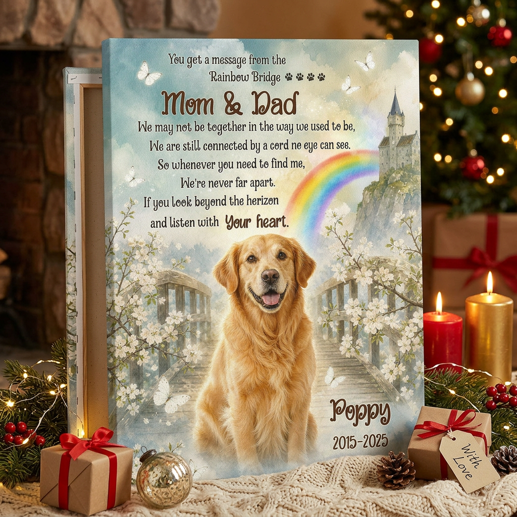 Personalized Pet Memorial Canvas Wall Art - Dog Loss Rainbow Bridge Sympathy Gift - Image 6 | WCV-12X8-EHIEU_AI_0026 WCV-14X11-EHIEU_AI_0026 WCV-18X12-EHIEU_AI_0026 WCV-20X16-EHIEU_AI_0026 WCV-24X16-EHIEU_AI_0026 WCV-24X20-EHIEU_AI_0026 WCV-30X20-EHIEU_AI_0026 WCV-30X24-EHIEU_AI_0026 WCV-36X24-EHIEU_AI_0026 WCV-40X30-EHIEU_AI_0026