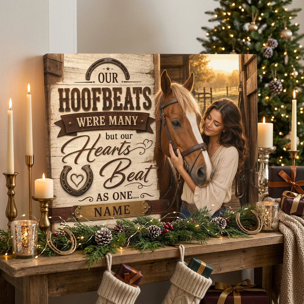 Personalized Horse Memorial Canvas - Sympathy Gift for Loss of Horse - Image 6