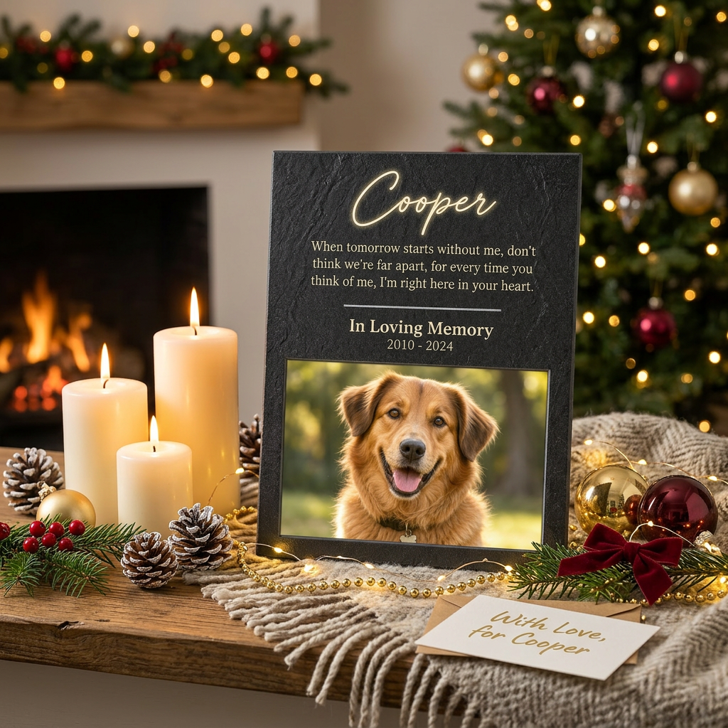 Personalized Dog Memorial Portrait Canvas Wall Art – Custom Pet Photo Gift - Image 6