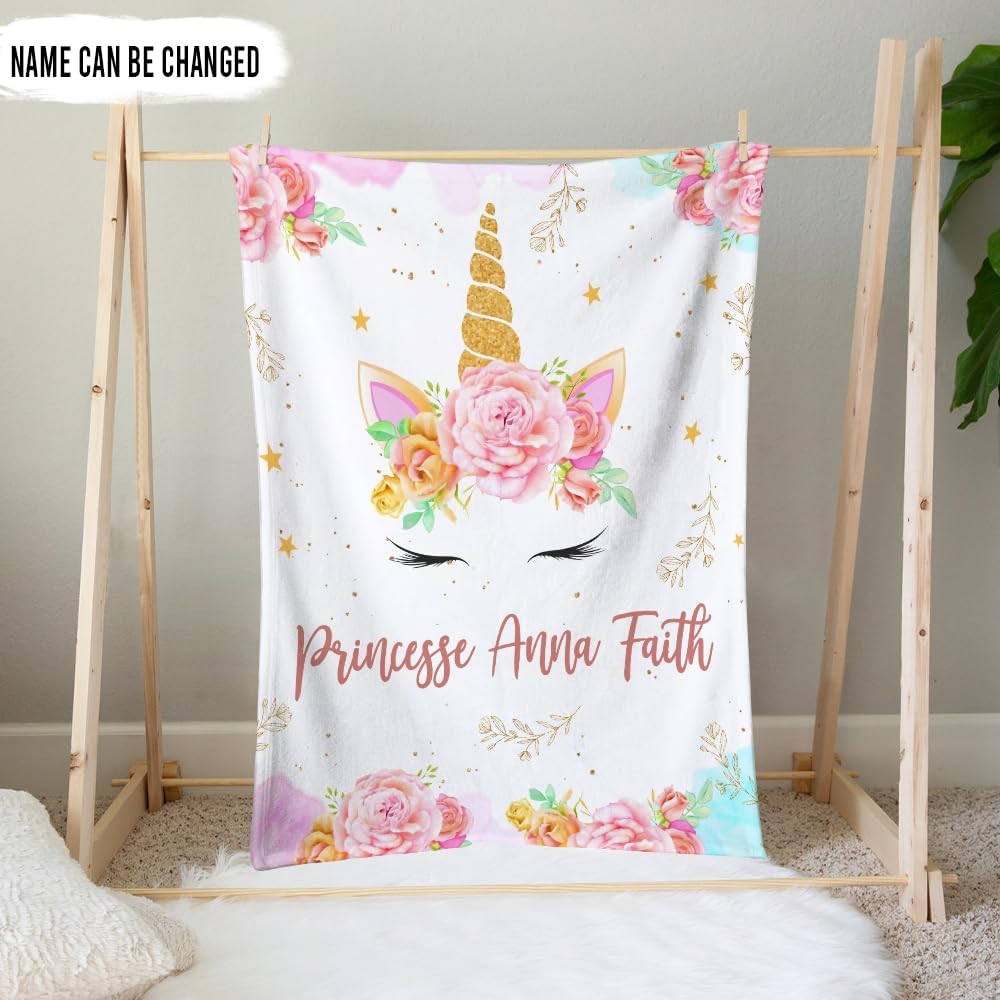 Princess Anna Faith - Personalized Baby Blanket