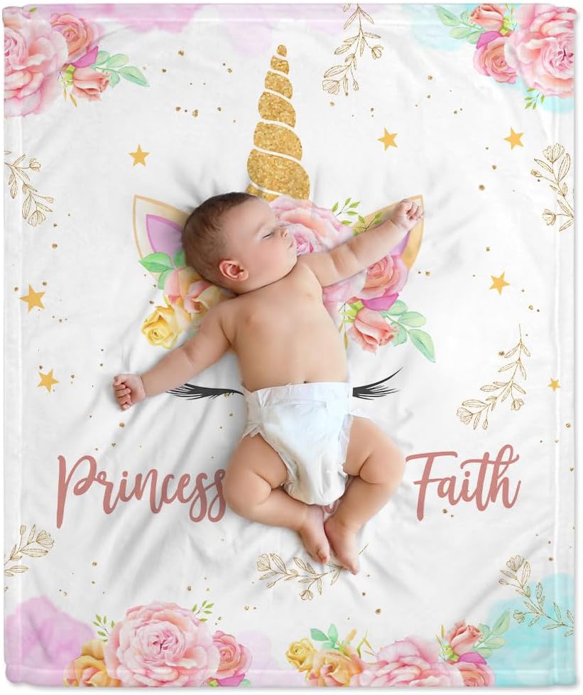 Princess Anna Faith - Personalized Baby Blanket