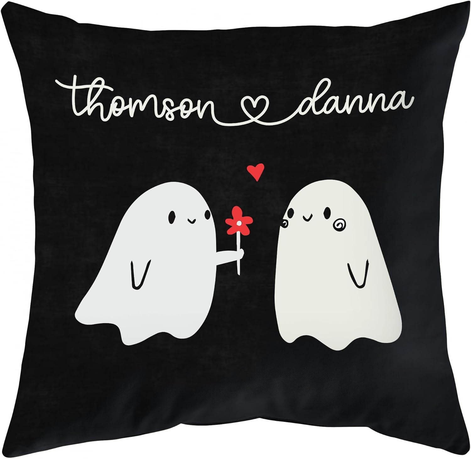 Couple Halloween Pattern - Personalized Pillow (Insert Included)