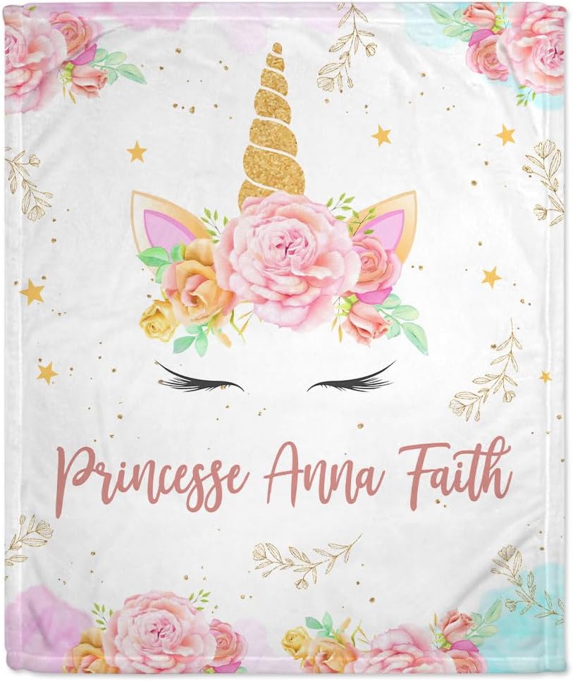 Princess Anna Faith - Personalized Baby Blanket