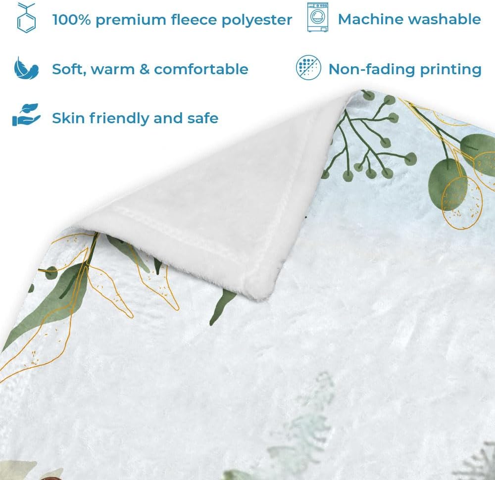 Animal Woodland Baby Blanket - Personalized Blanket