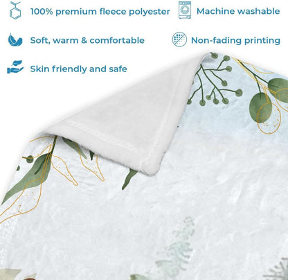 Animal Woodland Baby Blanket - Personalized Blanket