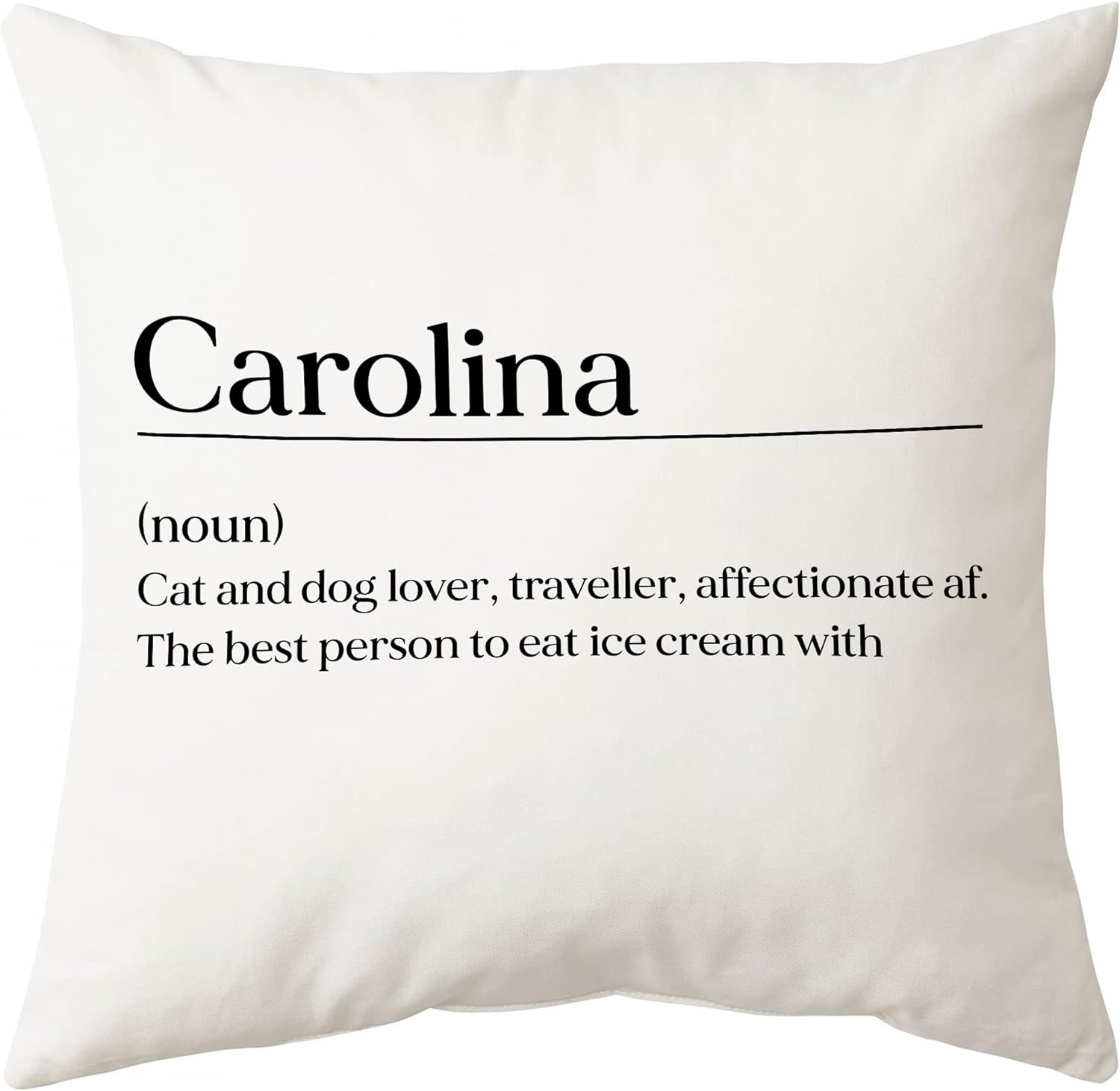 Custom Text Theme - Personalized Pillow(Insert Included)