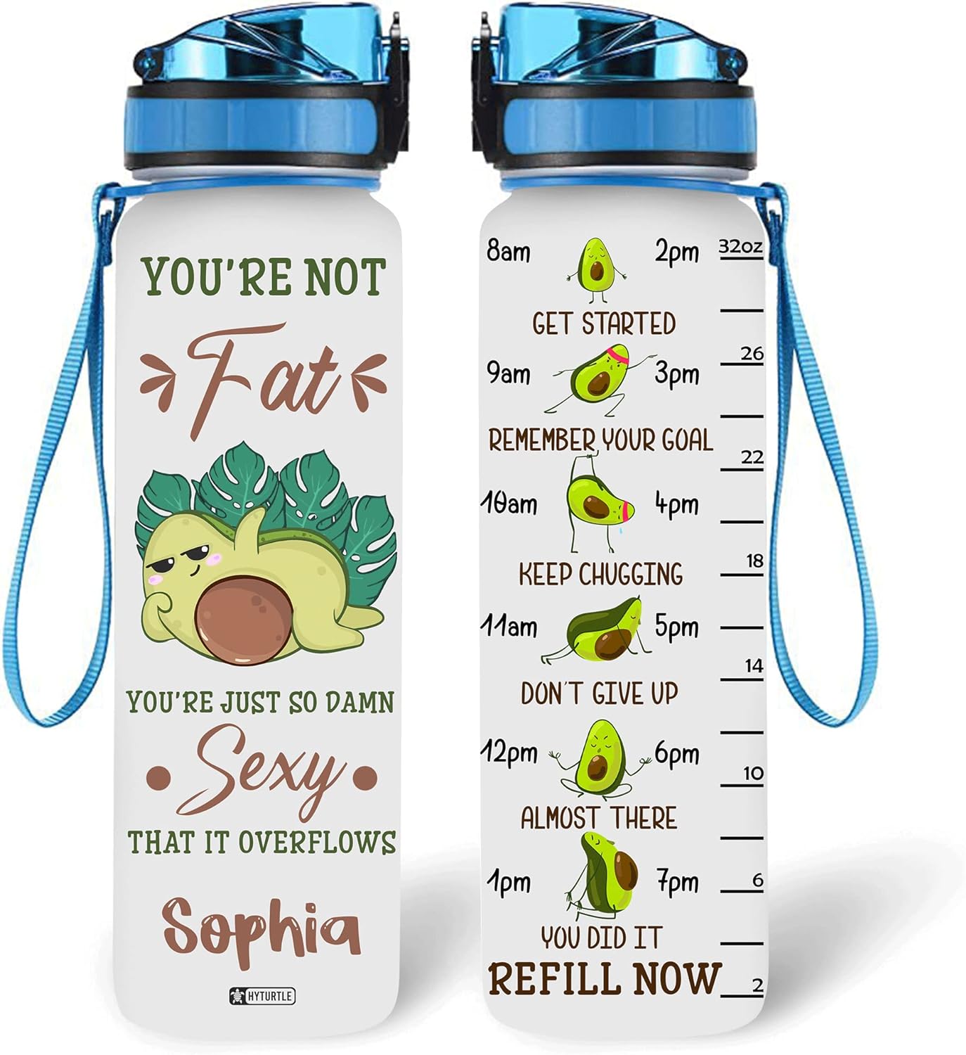 You're Just So Sexy - Personalized Water Tracker Bottle 32oz