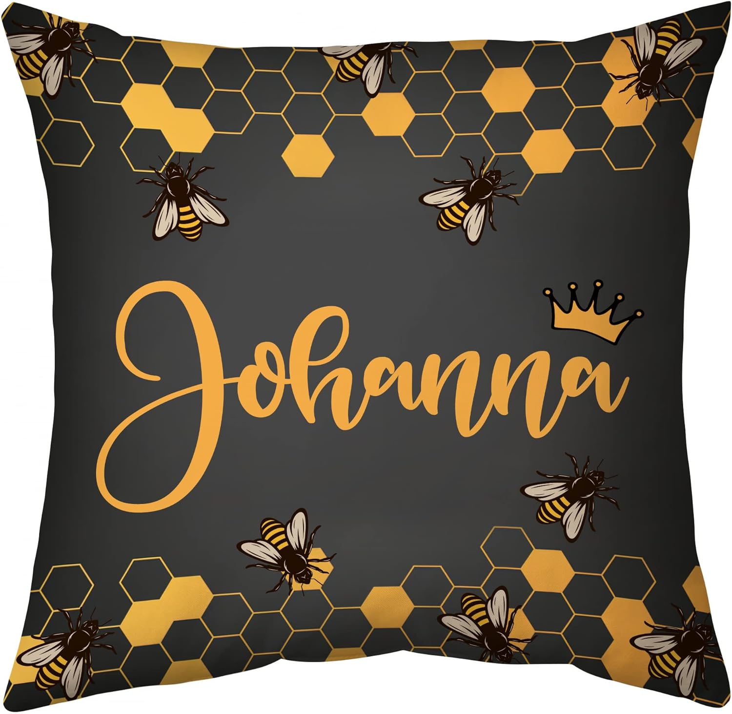 Honeycomb Bee - Personalized Pillow (Insert Included)