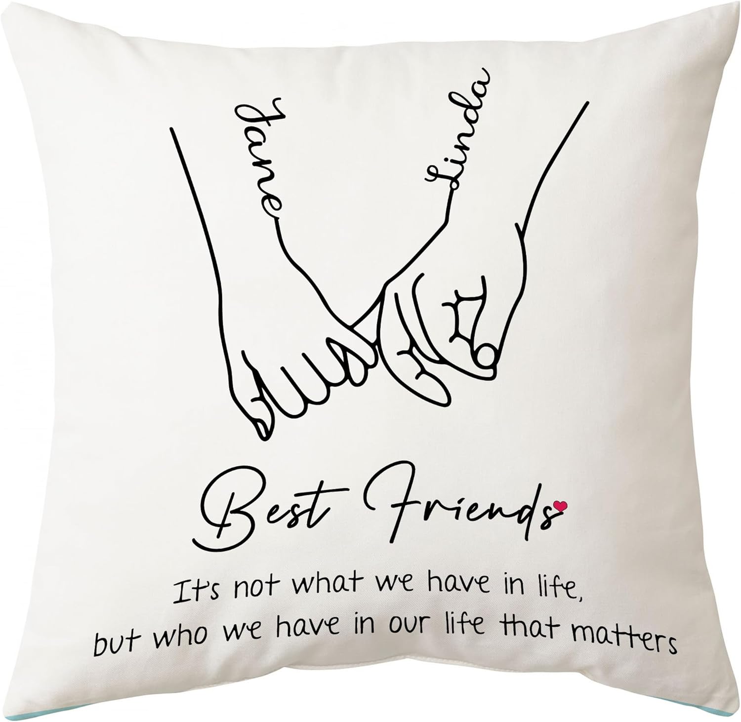 Best Friend Theme - Personalized Pillow (Insert Included)