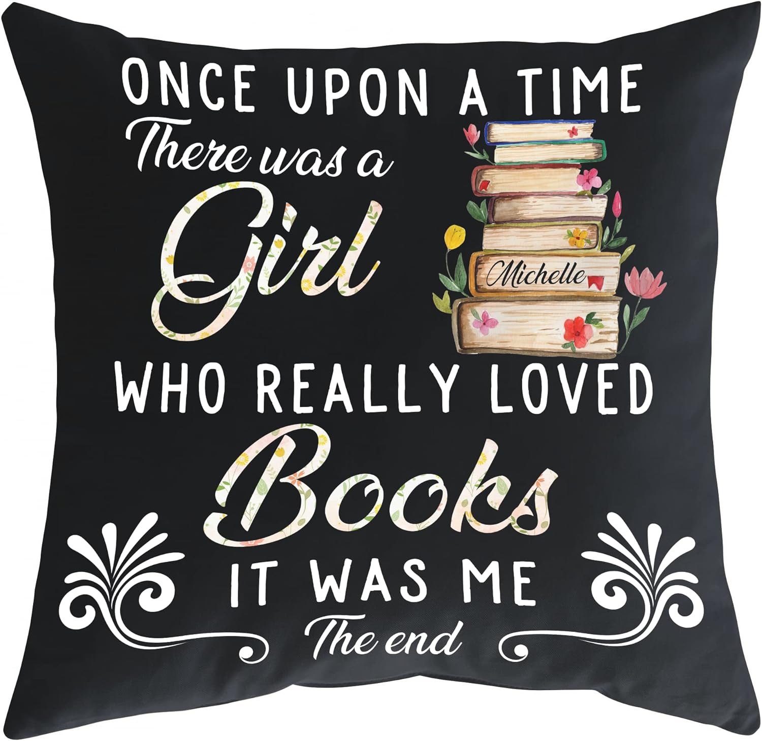 Who Really Loved Books It Was Me - Personalized Pillow