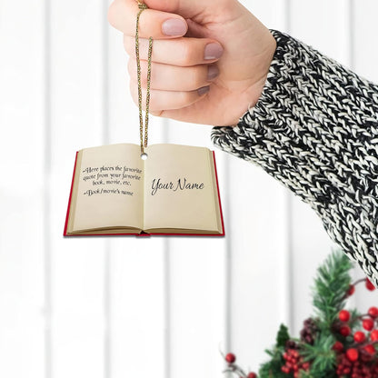 Customized Quote from Books Movies - Personalized Acrylic Ornament