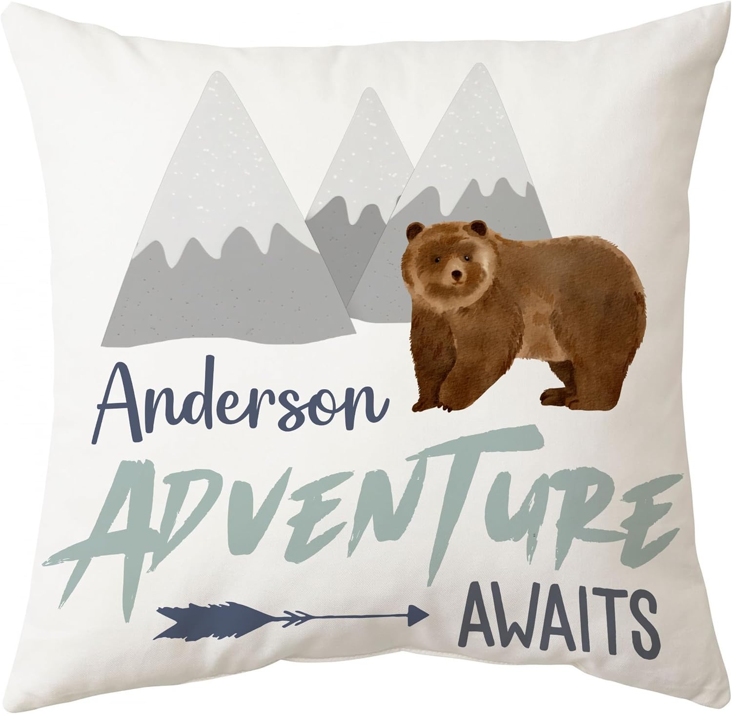 Adventure Awaits - Personalized Pillow (Insert Included)