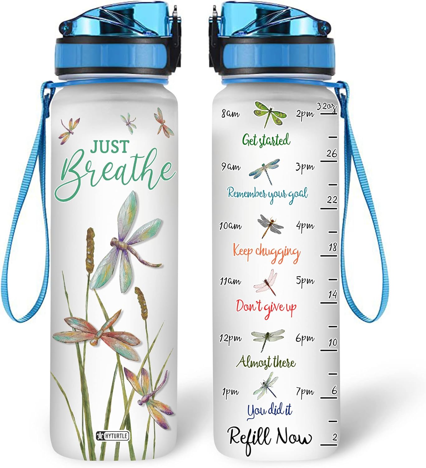 Reed Dragonfly - Water Tracker Bottle 32oz