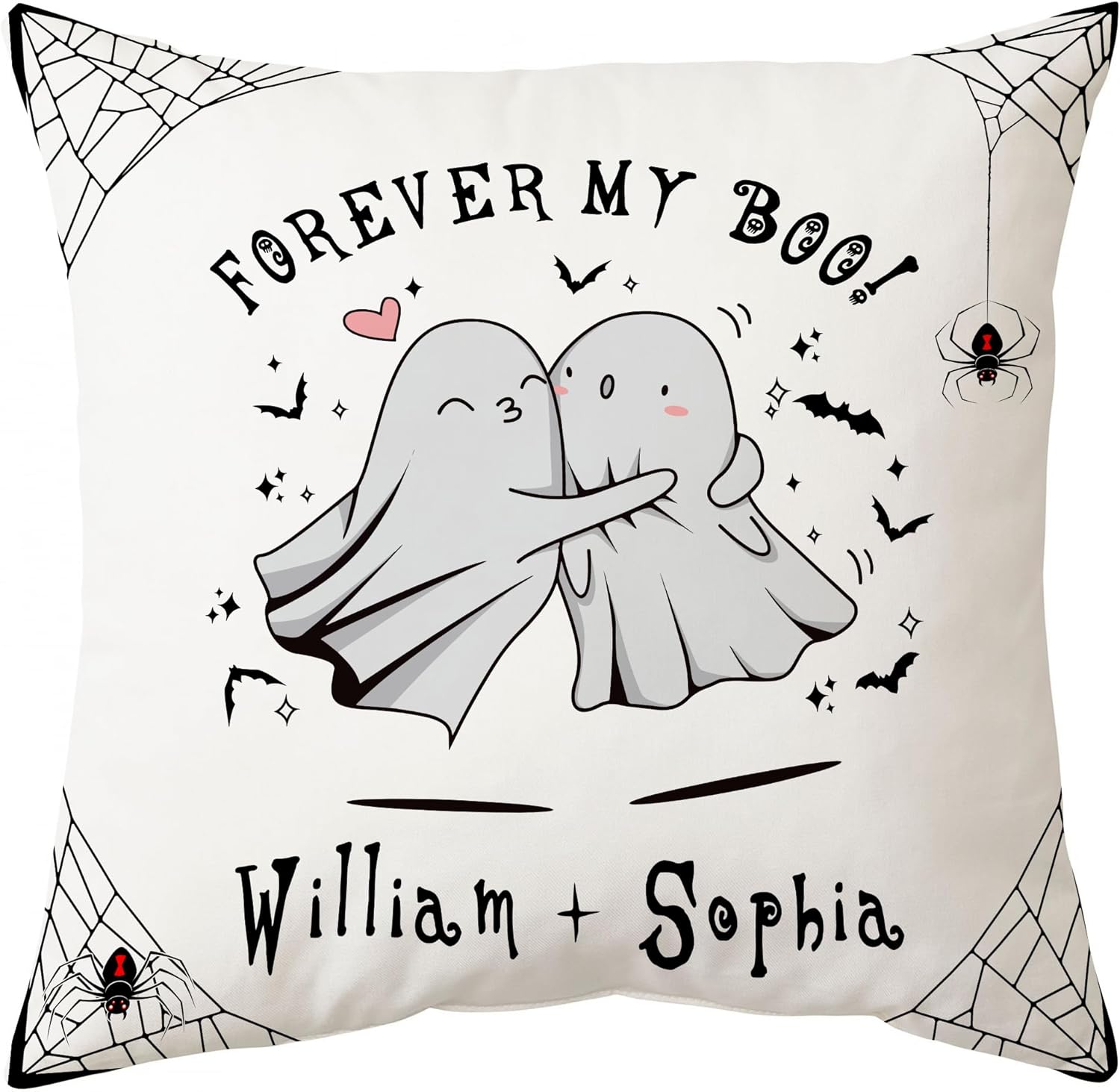 Couple Ghost Pattern - Personalized Pillow (Insert Included)