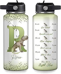 Cat Water Bottle 32oz – Insulated Stainless Steel Bottle with Leak-Proof Lid – Personalized Cat Lover Gift