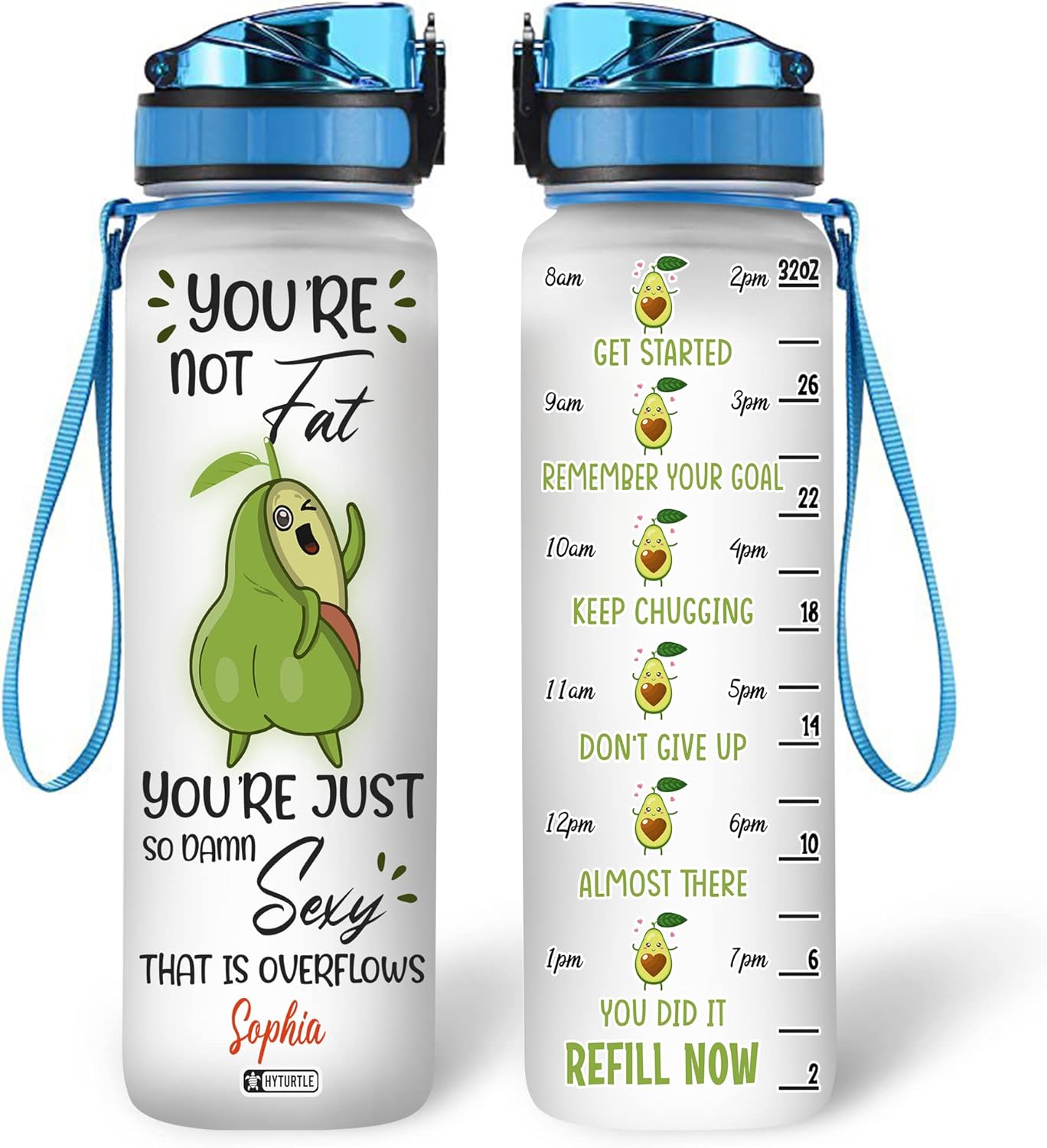 You're Just So Sexy - Personalized Water Tracker Bottle 32oz