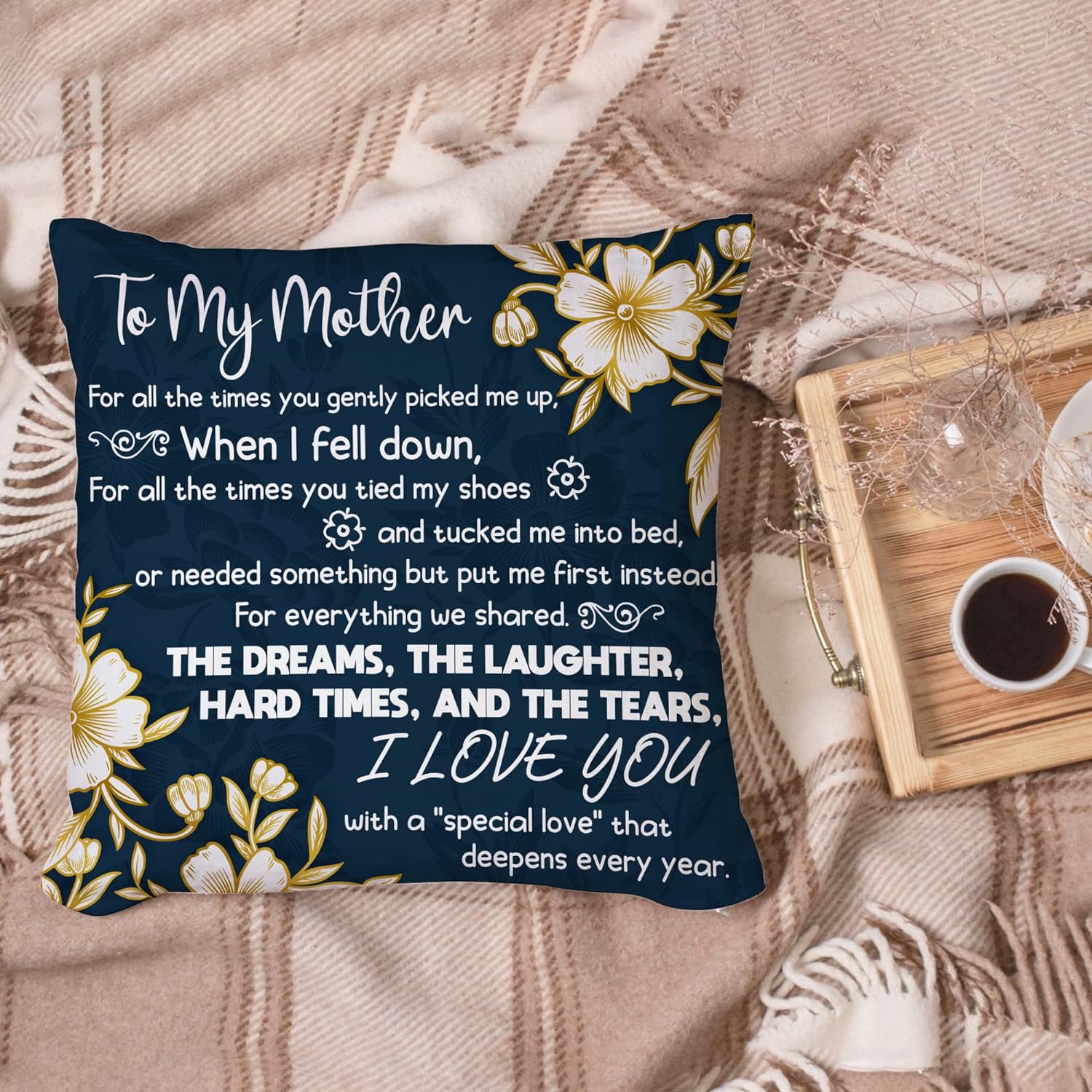 To My Mother - Personalized Pillow(Insert Included)